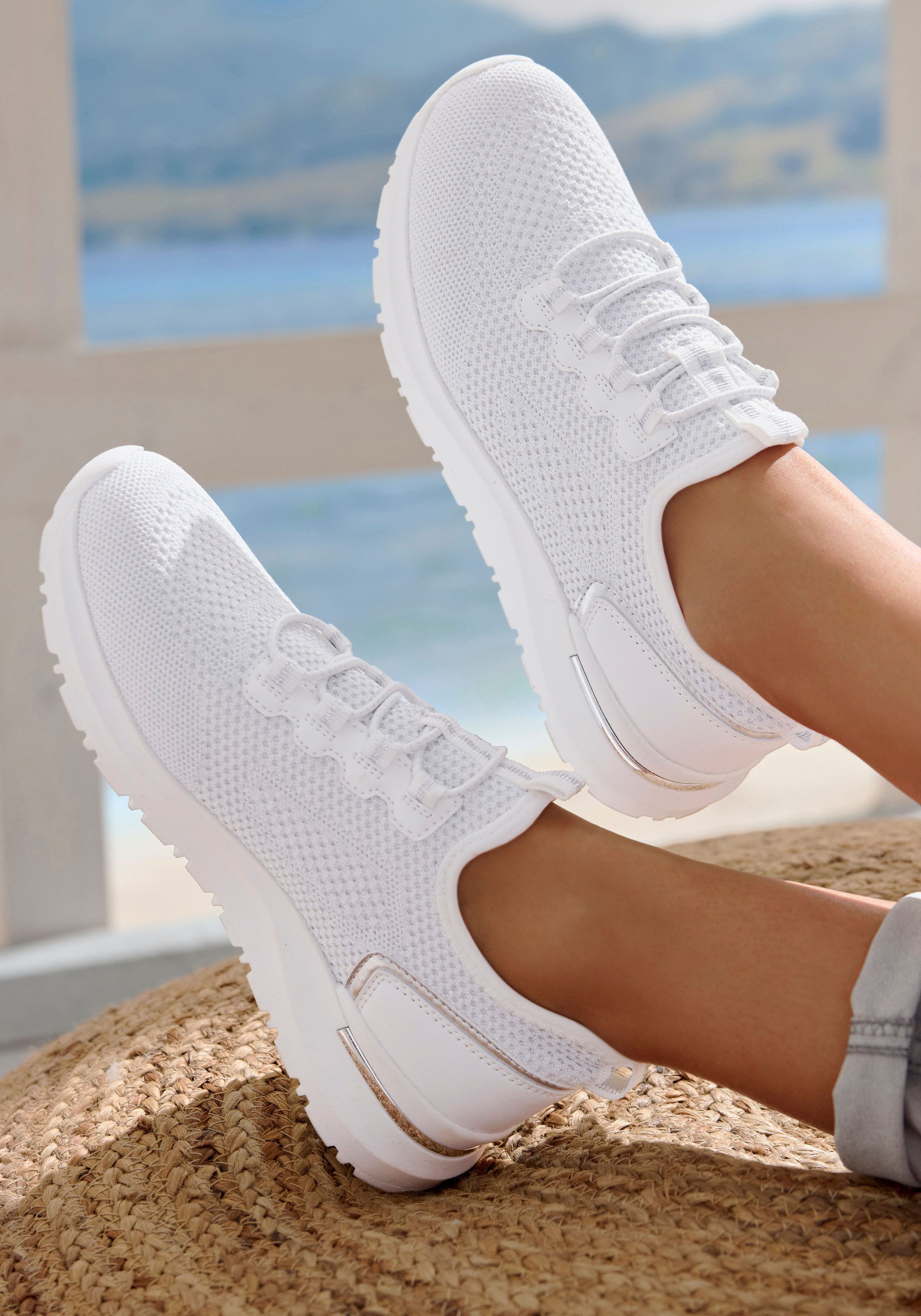 Vivance Freizeitschuh, Halbschuh, Sneaker aus Textil günstig online kaufen