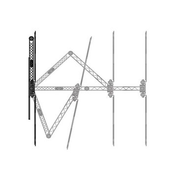 Hama »FULLMOTION "Ultraslim", 165cm(65), schwarz« TV-Wandhalterung, (bis 65 Zoll, - Rotation: 6 ° - VESA (von-bis): 100x100 - 400x400)