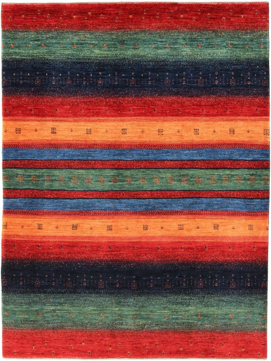 Orientteppich Perser Gabbeh Loribaft Nowbaft Moderner, 12 Höhe: Trading, 146x194 mm rechteckig, Handgeknüpfter Nain