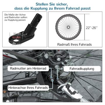 PawHut Fahrradlastenanhänger Fahrradanhänger