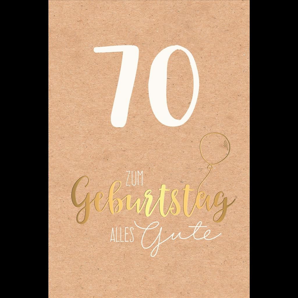 Skorpion Grußkarten 70. Geburtstag Karte mit Umschlag Schriftkarte