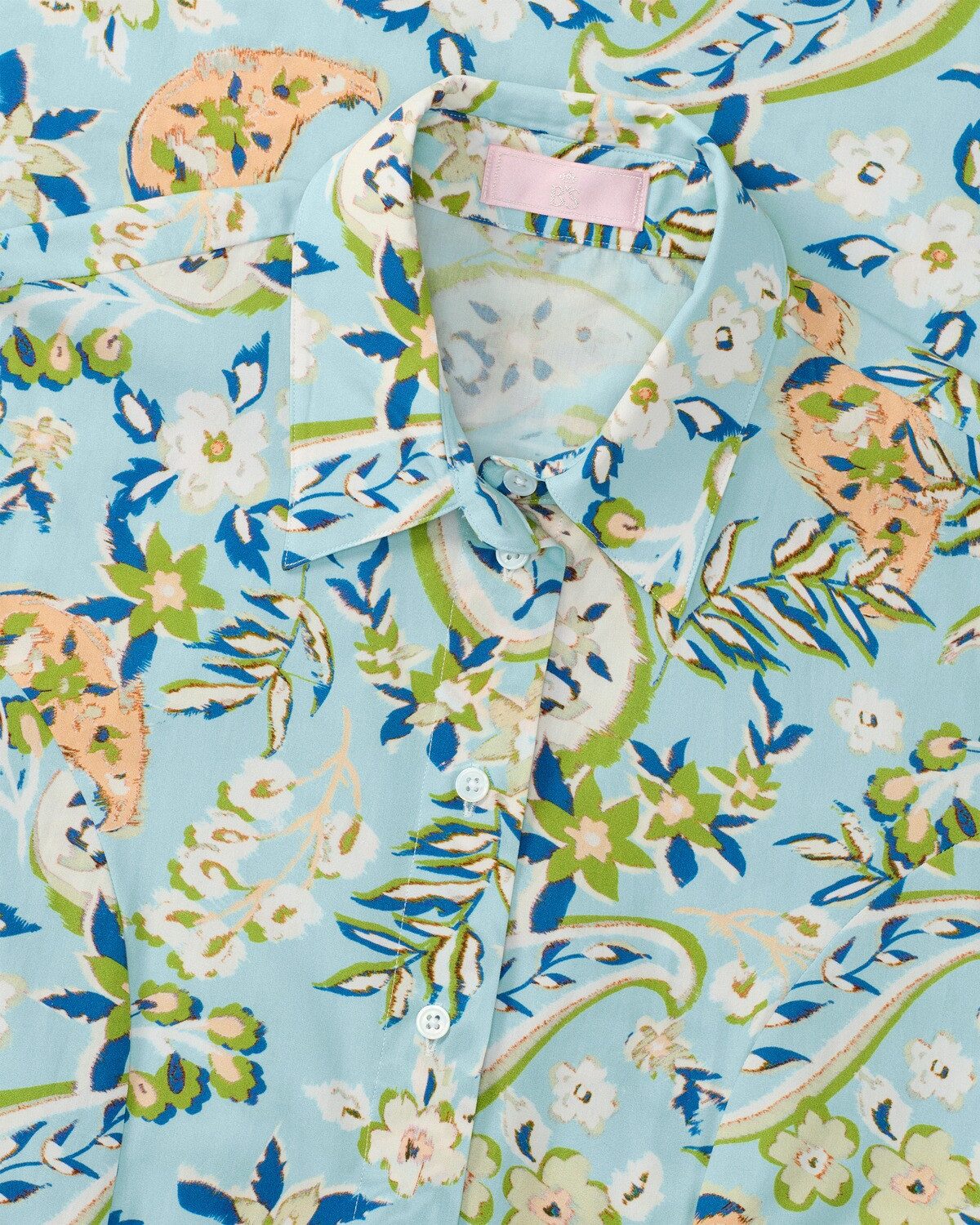 Brigitte von Schönfels Midikleid Paisley-Hemdblusenkleid