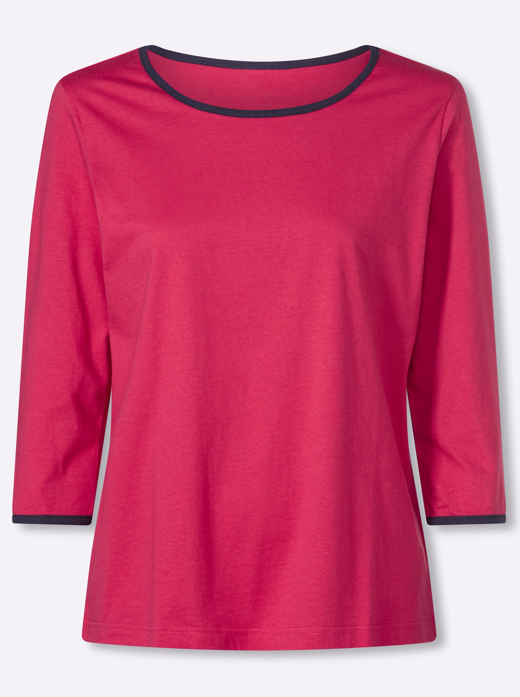 T-Shirt Rundhals-Shirt 3/4-Arm
