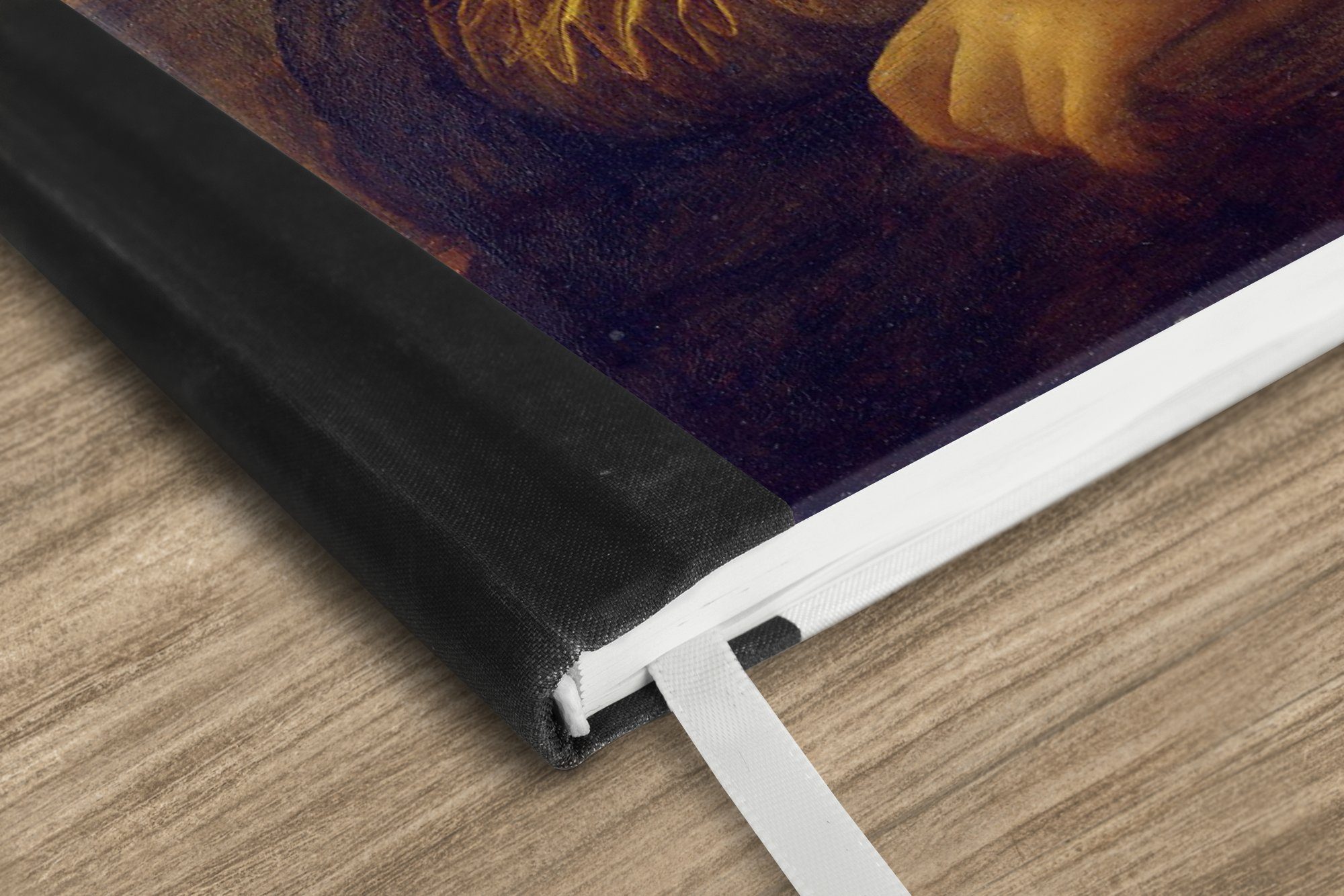 Thumbnail - MuchoWow Notizbuch Mona Lisa - Leonardo da Vinci - Karikatur, Notebook, Notizblock a5, Tagebuch, Journal Liniert