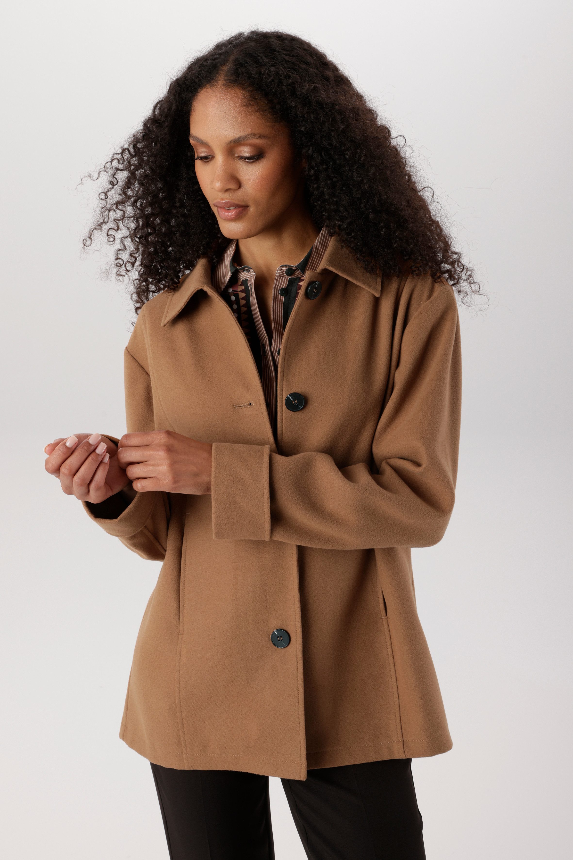 Aniston SELECTED Outdoorjacke weiches, trageangenehmes Wildlederimitat - NEUE KOLLEKTION