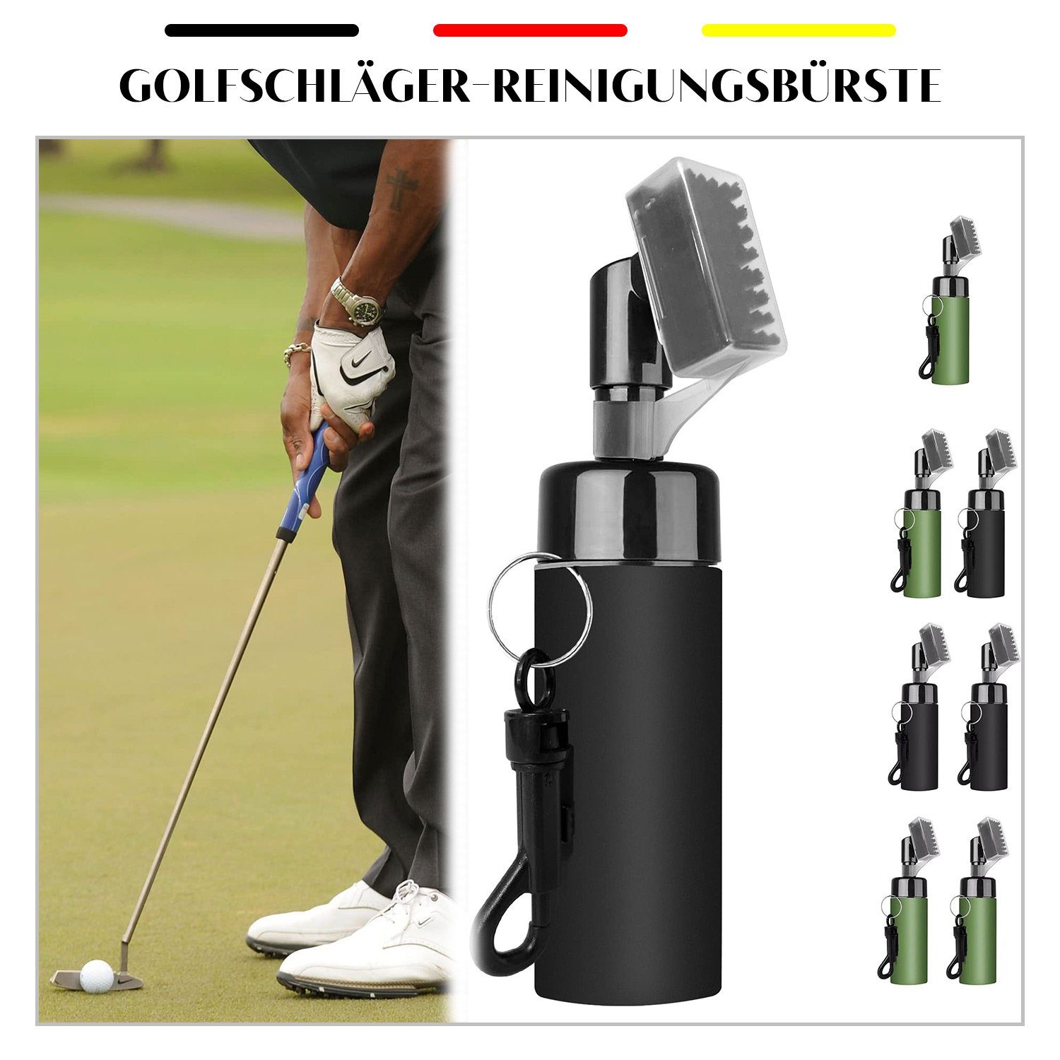 Geschenk für Accessoires, Golf Reinigungsbürste, Essential Golf Pinsel das Männer Club Club weiß Bürste Reiniger, Golf MAGICSHE Golf beste