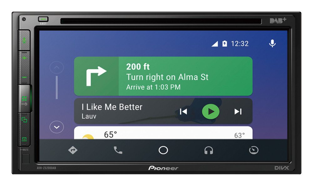 Pioneer AVH-Z5200DAB DAB+ Bluetooth CarPlay Android Spotify CDradio Autoradio