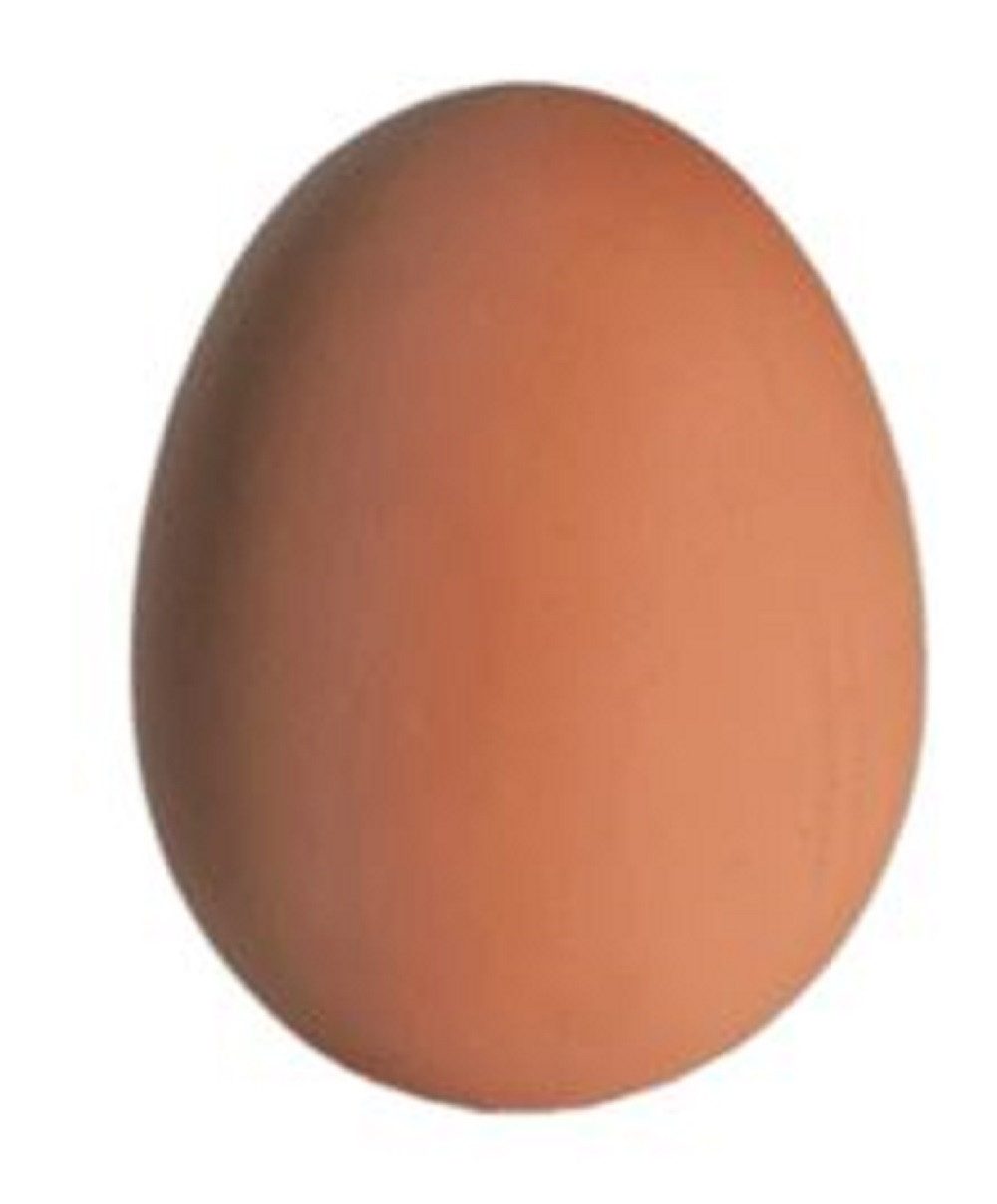 Bartl Dekokugel Oster Eier Flummi-Ei, Dekoeier, Osterndeko ca. 5,5 cm, braun (1 St), Kinder Mitgebsel / Scherzartikel