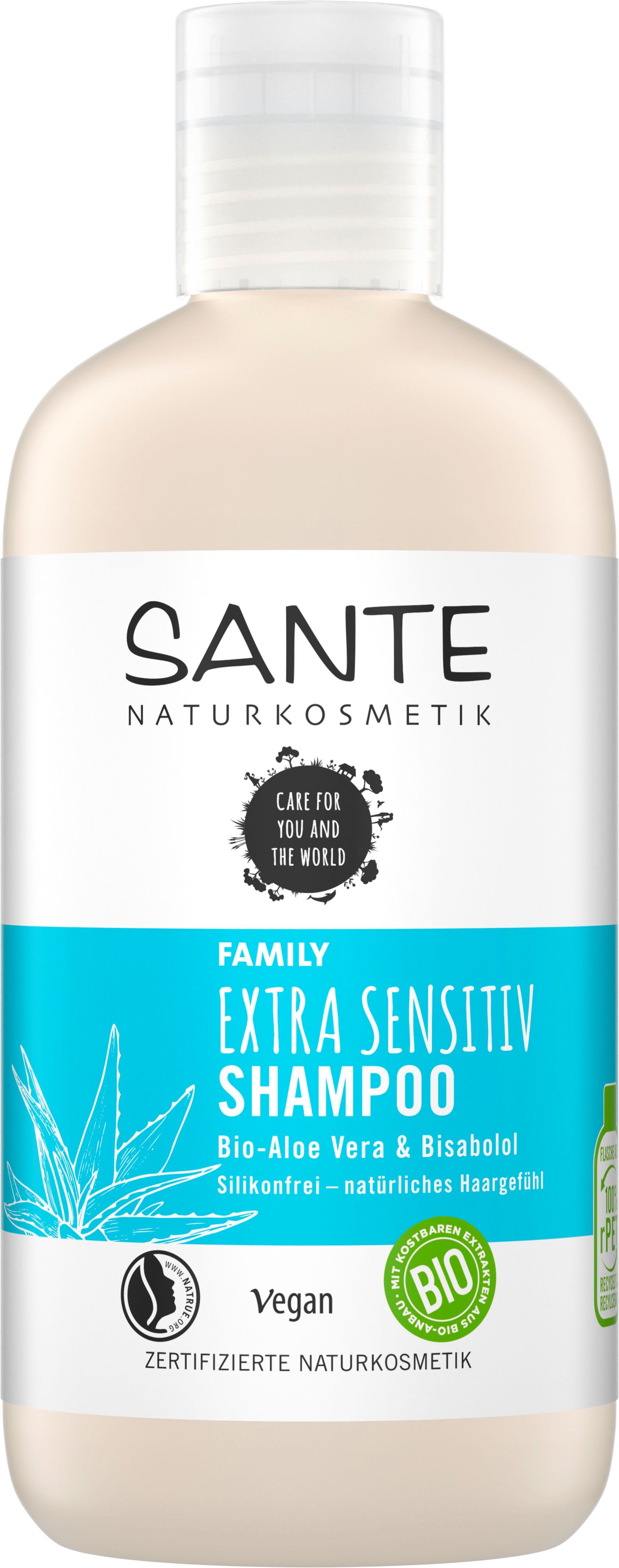 SANTE Haarshampoo FAMILY Extra Sensitiv Shampoo, Beruhigende &  feuchtigkeitsspendende Wirkung