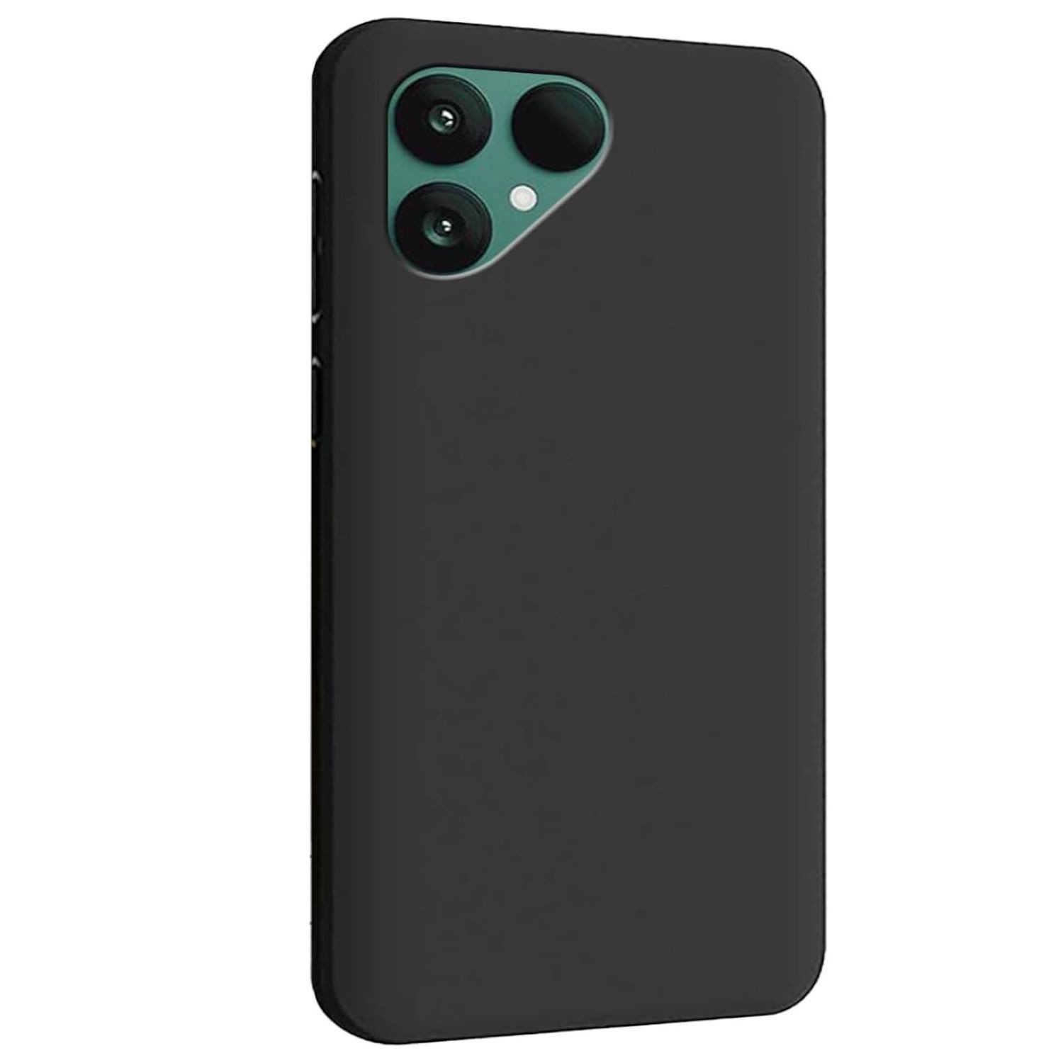 Wigento Handyhülle Für Fairphone 6 Silikon TPU Schutz Handy Hülle Flexibel Dünn Schwarz, Stilvolle TPU Hülle, präzise Aussparungen, schützend