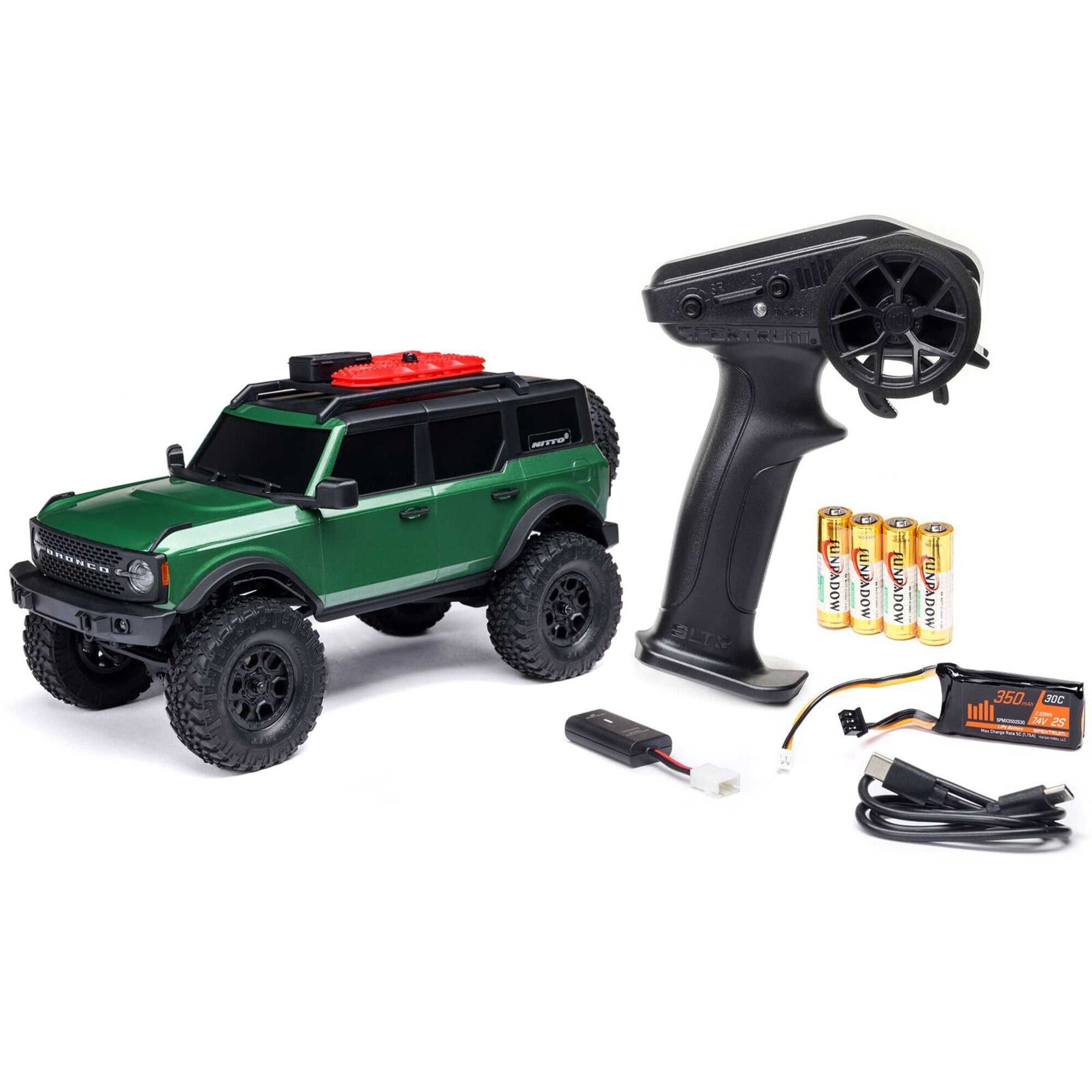 Axial RC-Monstertruck Axial 1:24 SCX24 Ford Bronco 4X4 RTR Brushed Rock Crawler Lader, Akku