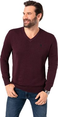 U.S. Polo Assn V-Ausschnitt-Pullover aus reiner, weicher Baumwolle, leichter Sommerpullover