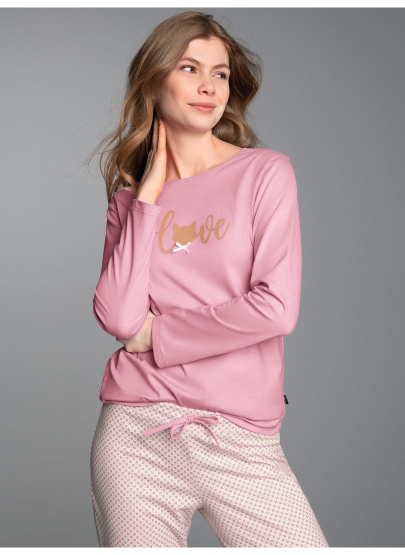 Trigema Schlafanzug TRIGEMA Pyjama-Oberteil mit Cat günstig online kaufen