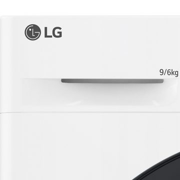 LG Waschtrockner Serie 5 W4WR42966, 9,00 kg, 6 kg, 1400 U/min, AquaStop-System, Touchdisplay, Dampffunktion, 12 Programme