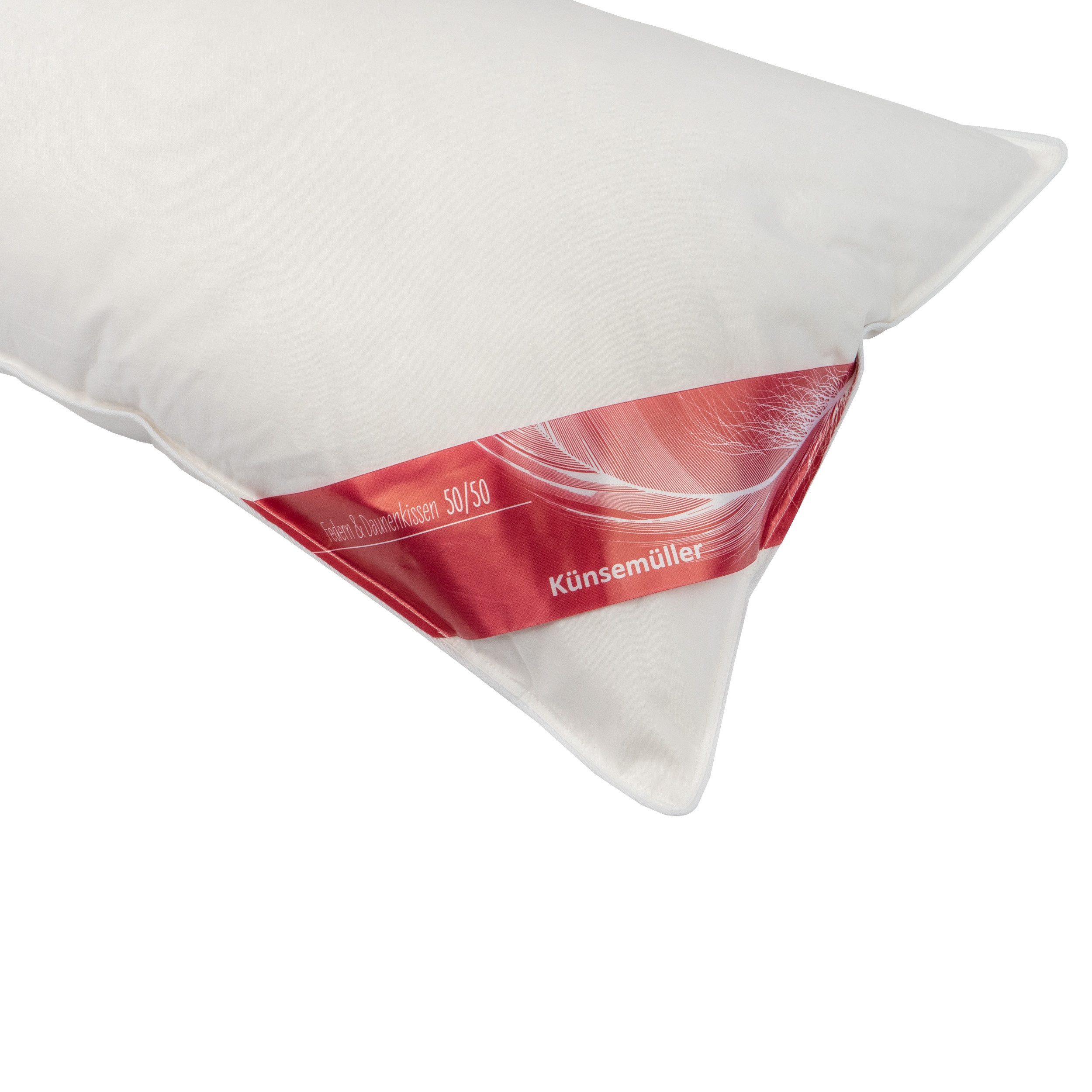 KÜNSEMÜLLER Federkissen Feder, Füllung: 50% neue canadische Federn und 50% günstig online kaufen