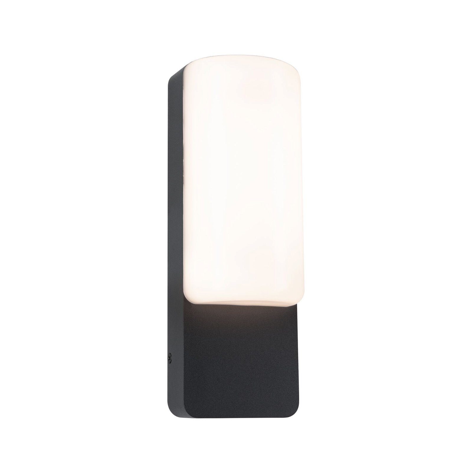Paulmann LED Außen-Wandleuchte Bonnie IP44 93x77mm 3000K 8,5W 560lm 230V Anthrazit Aluminium, LED fest integriert, Warmweiß