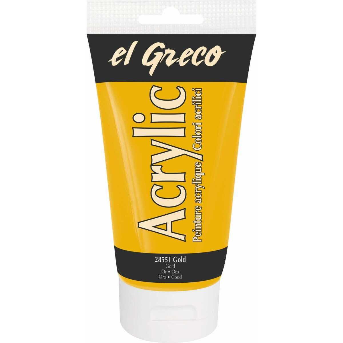 C. KREUL Acrylfarbe KREUL el Greco Acrylic gold 150ml Tube