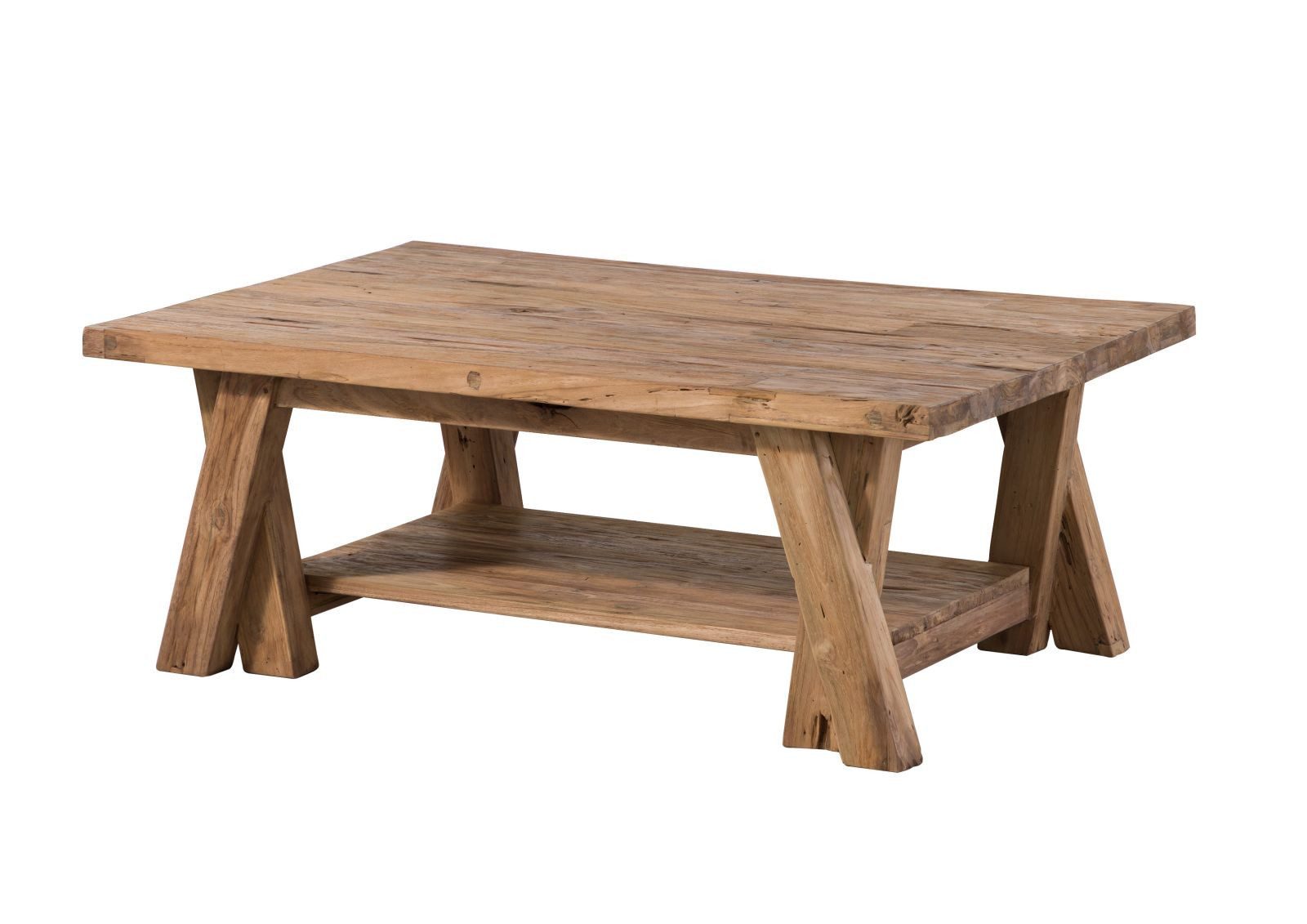 Massivmoebel24 Couchtisch BASSANO Teak Massivholz natur (Massivholz kg BASSANO #160), Teak 120x80x45 cm (BxTxH) natur