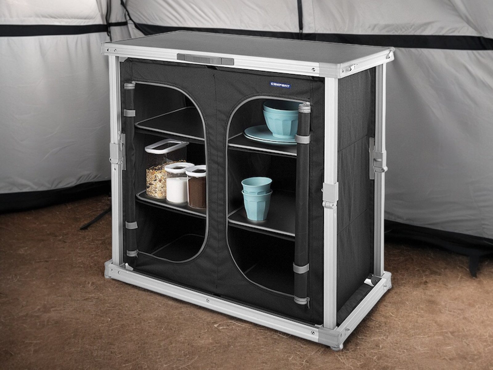 Campart Stoffschrank Küchen-Box aussen Klappschrank faltbar günstig online kaufen
