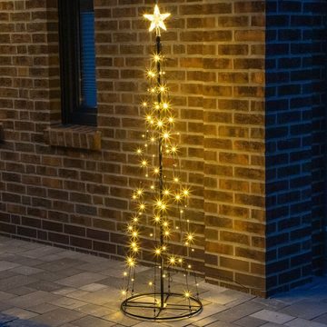 Gravidus LED-Lichterkette Garten-Weihnachtsbaum Weihnachtsbeleuchtung Garten Baum 180cm