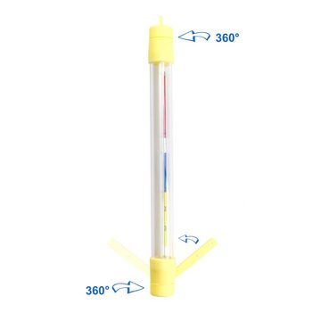 Lantelme Kühlschrankthermometer 21cm Kühlschrankthermometer Set, 2-tlg., 8385-O, markierte Temperaturen -45 bis +40 Grad Celsius