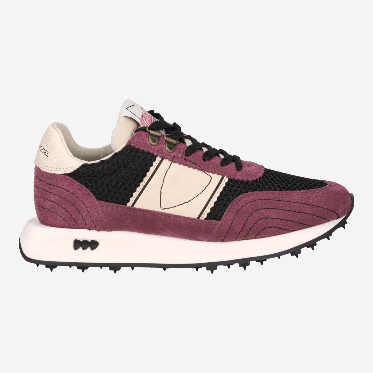 Philippe Model TOUR LOW, Sneaker in Rot, kombiniert für Damen Sneaker