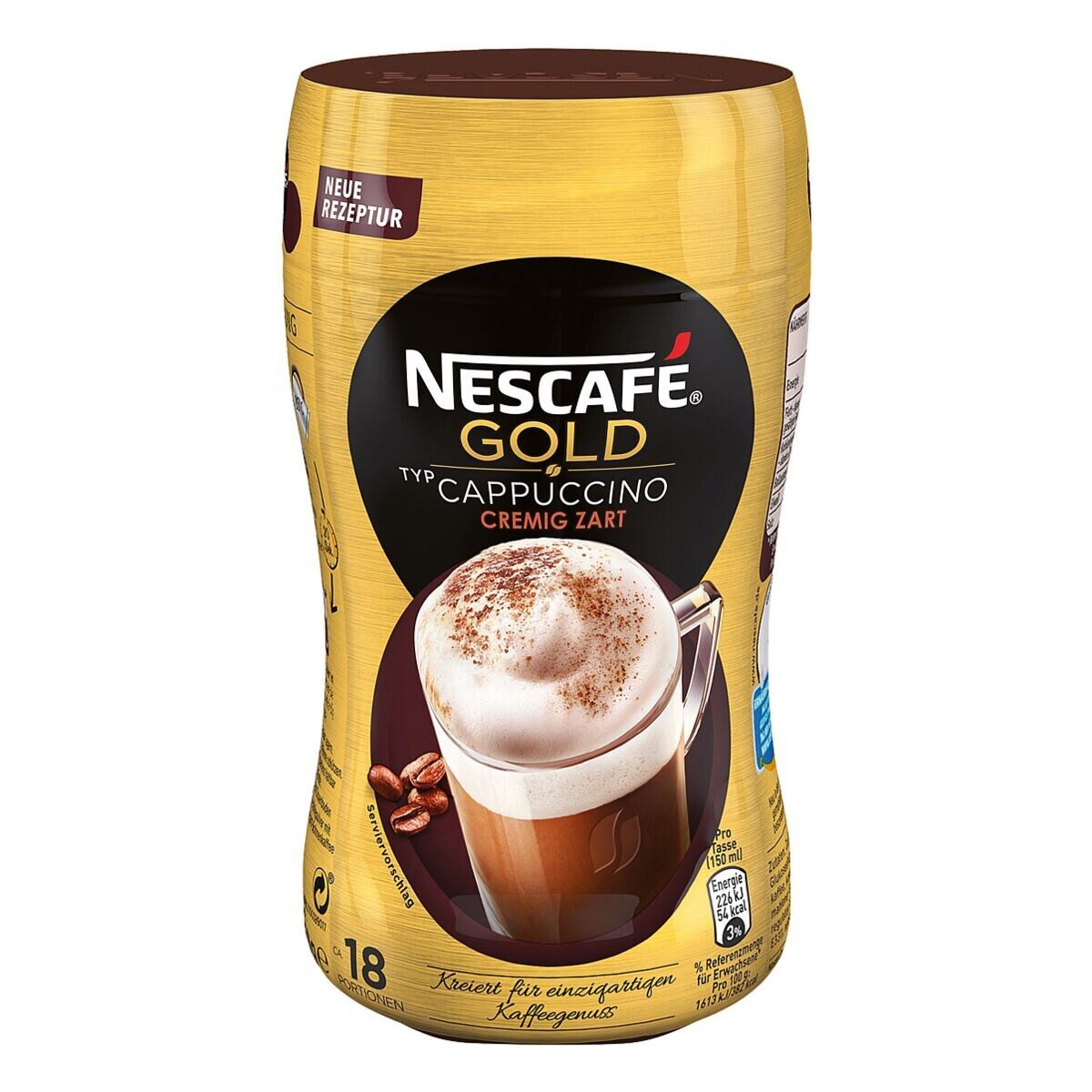 NESCAFE Kaffee GOLD Cappuccino, 250 g Getränkepulver Cappuccino