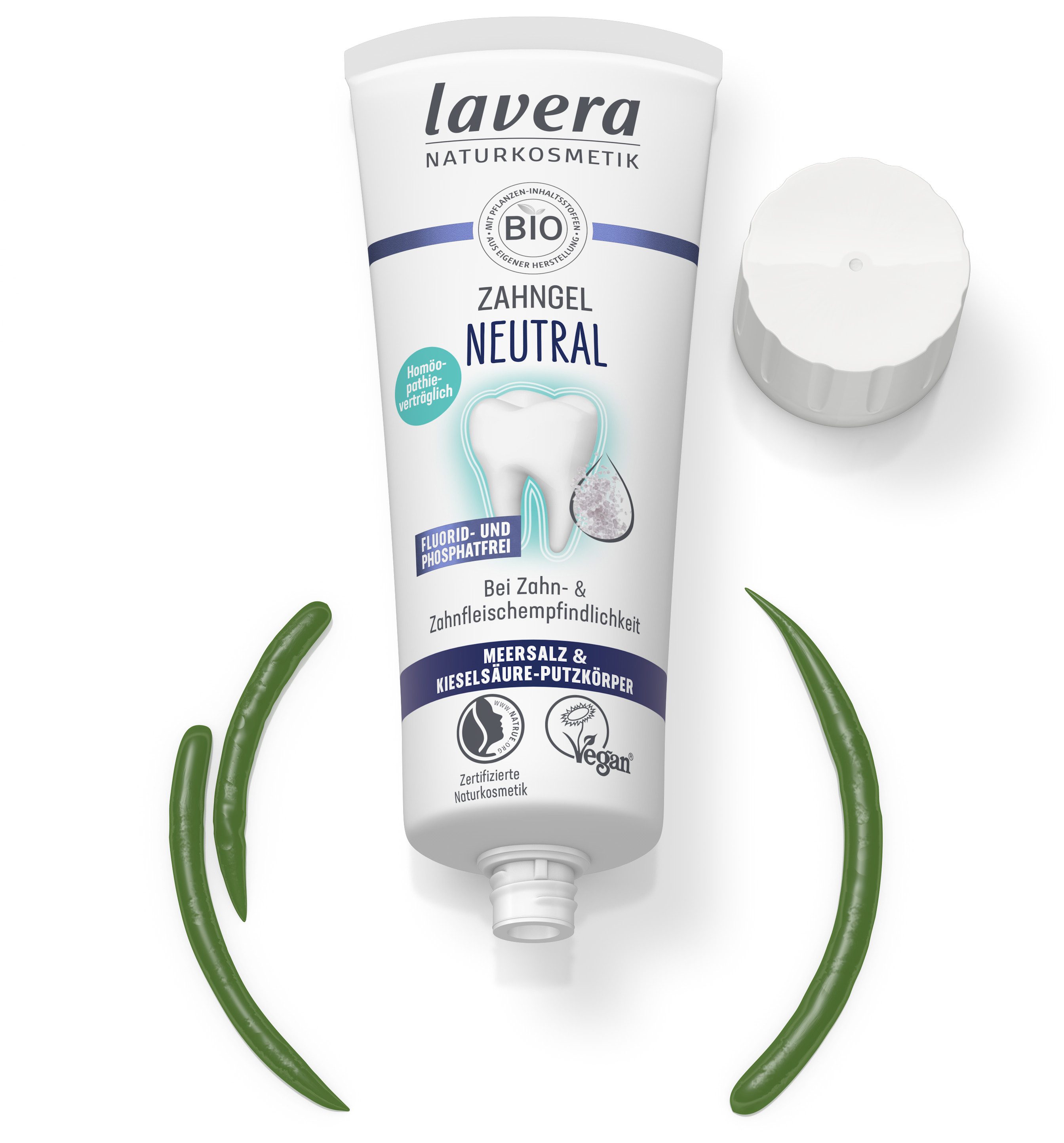lavera Zahnpasta Zahngel Neutral Fluoridfrei, (1-St)