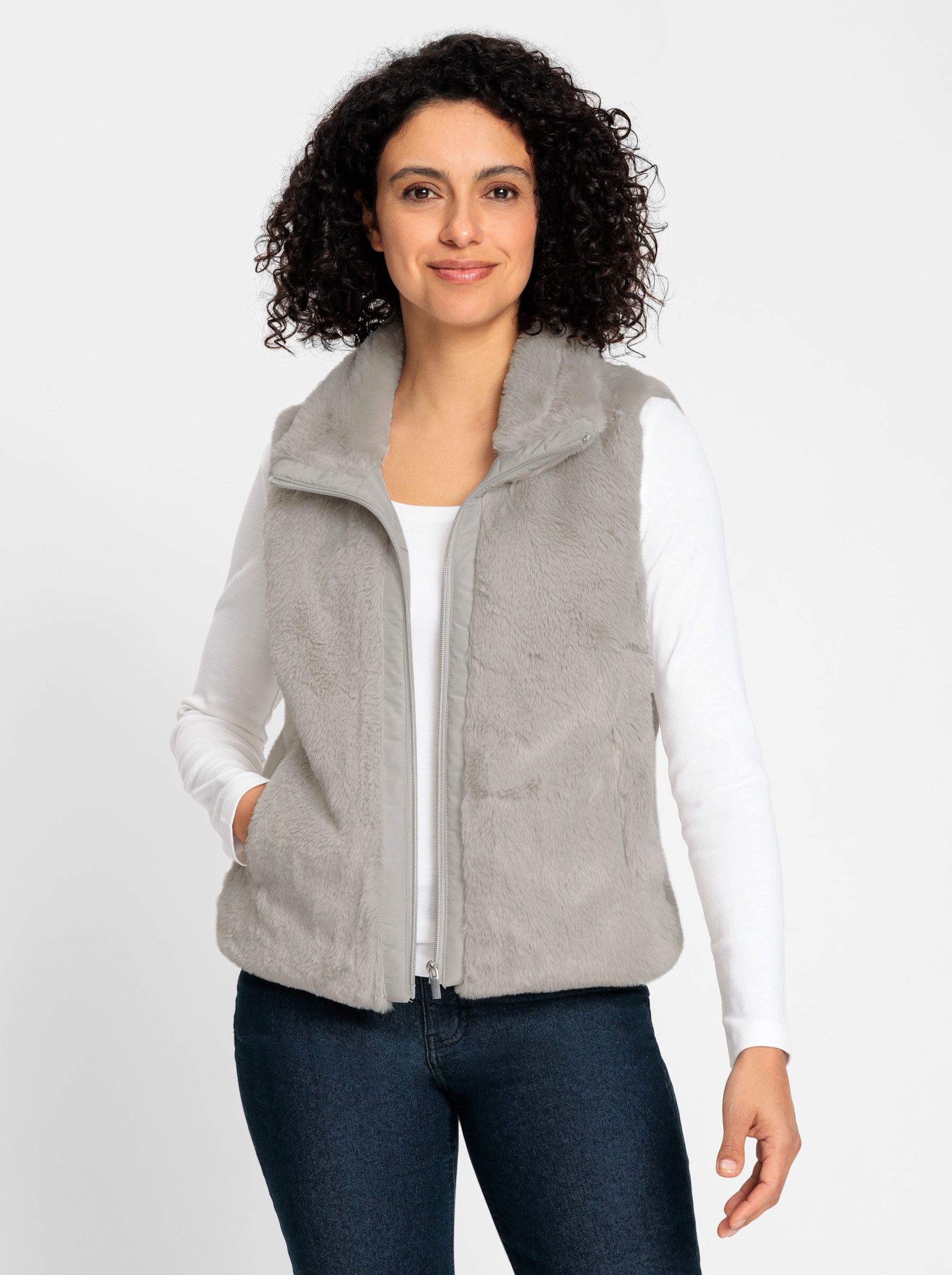 Witt Jerseyweste Fellimitatweste . günstig online kaufen