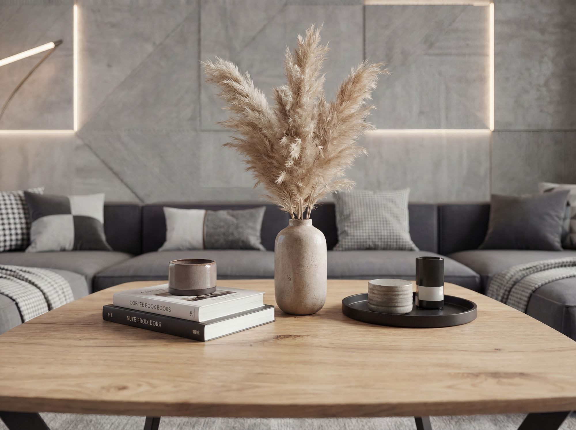 FineBuy Couchtisch Quadratisch 75x75cm Eiche Optik Schwarz - Design Sofatisch - Wohnzimmertisch Loungetisch Modern - Beistelltisch Kaffeetisch Industrial – Bild 5 von 5