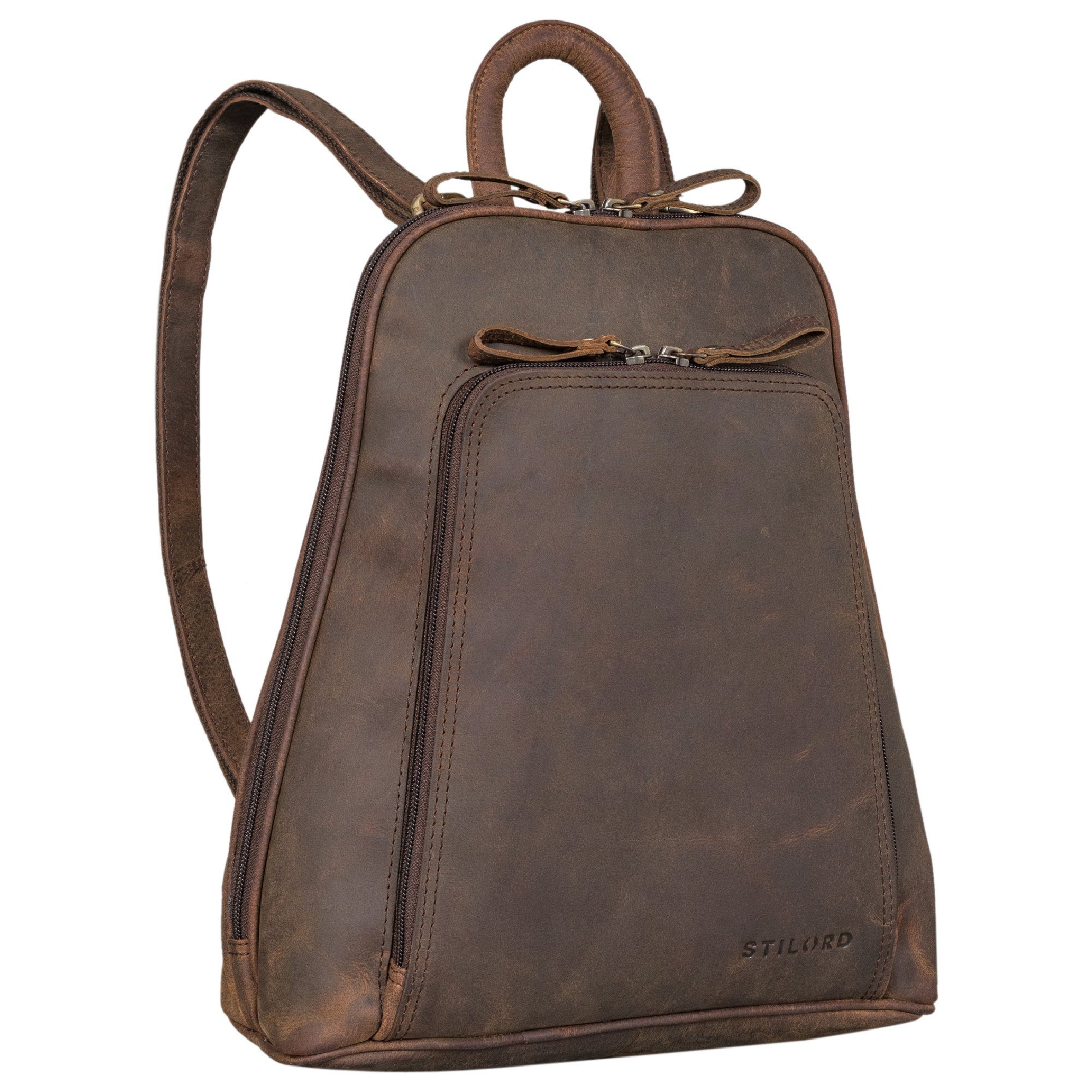 STILORD Cityrucksack "Martha" Lederrucksack Frauen Vintage günstig online kaufen