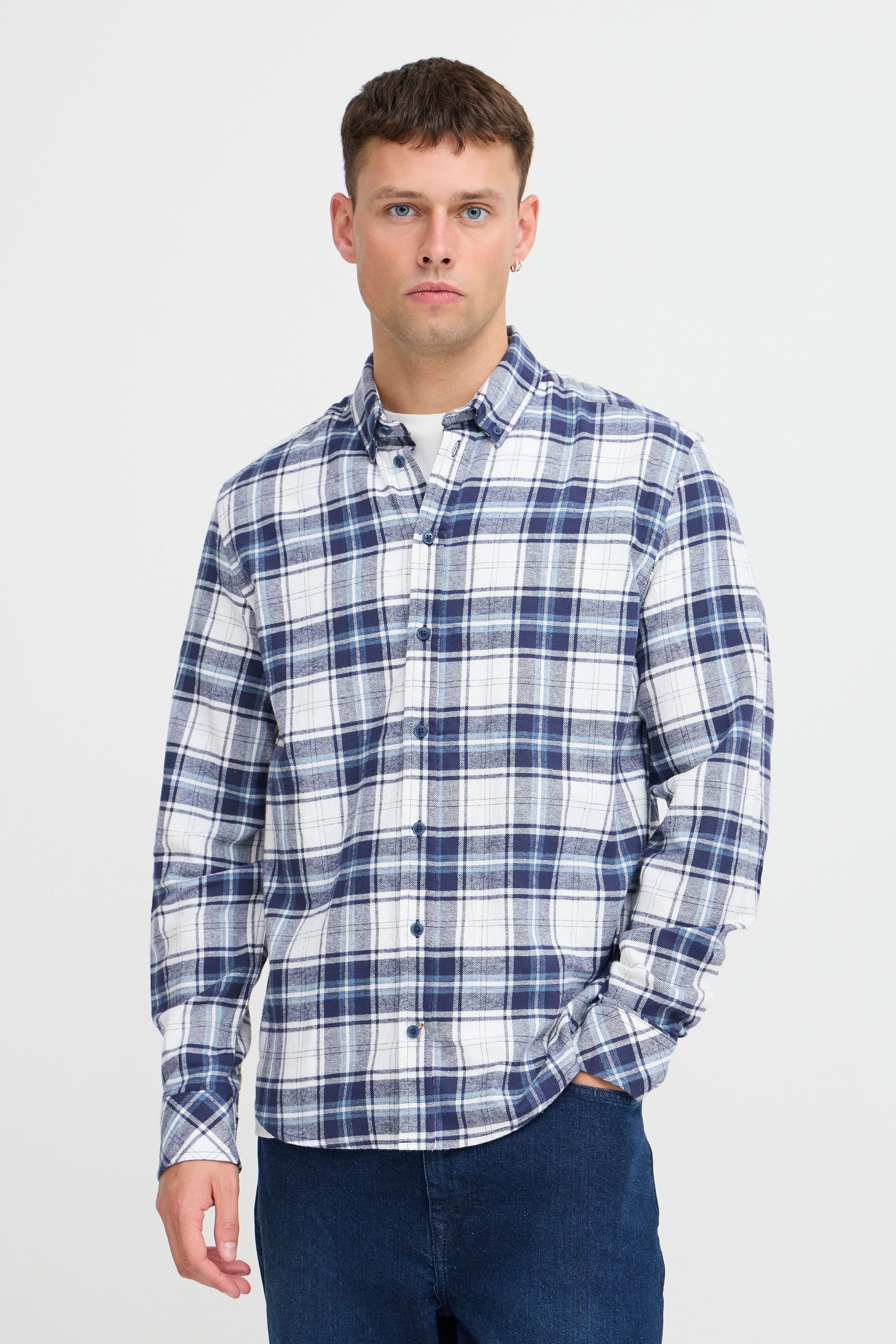 Blend Langarmhemd BHShirt Lässiges kariertes Langarmhemd günstig online kaufen