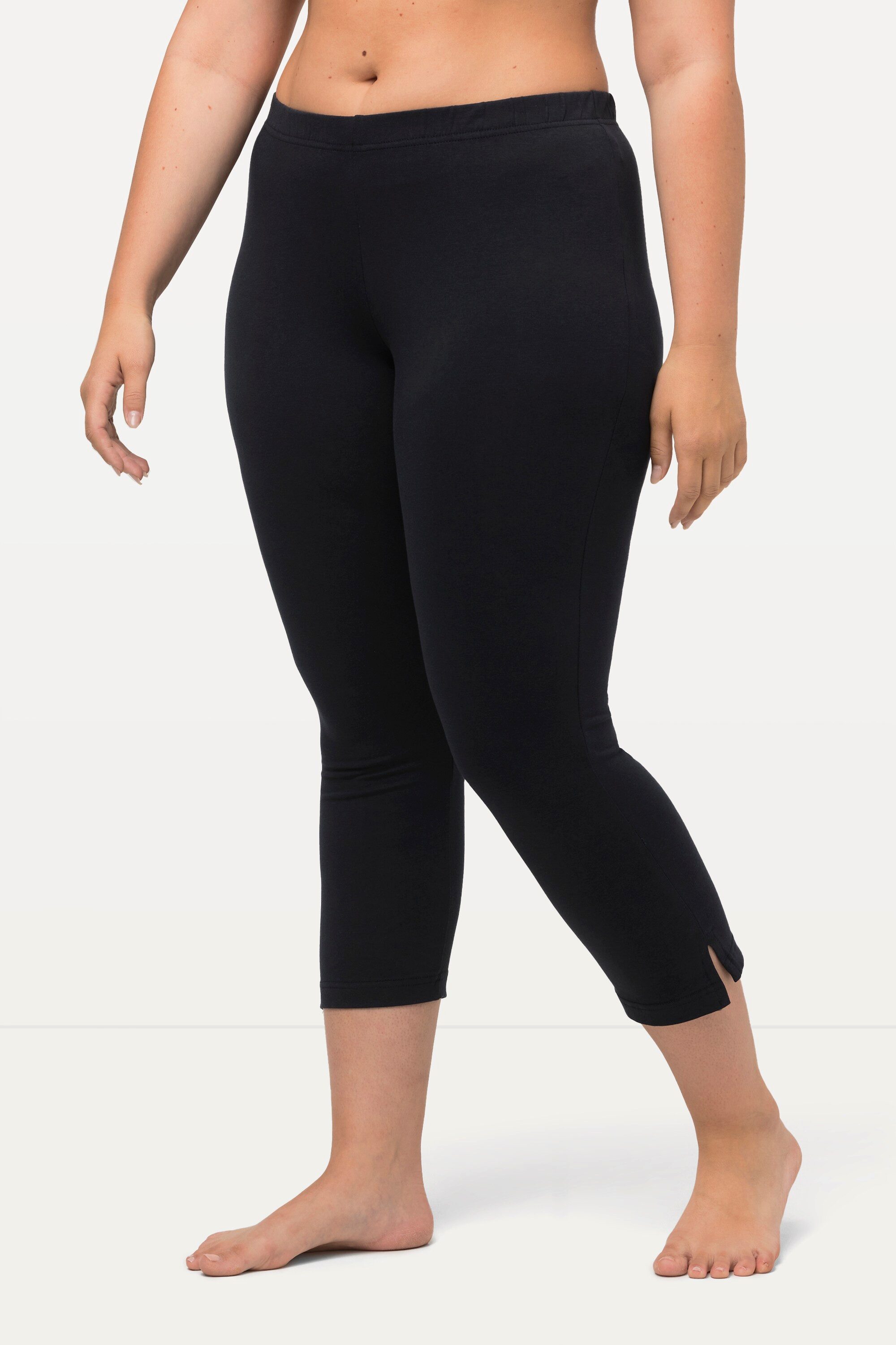 Ulla Popken Funktionshose bis 76 Caprihose Klassische 7/8 Hose in Uni günstig online kaufen