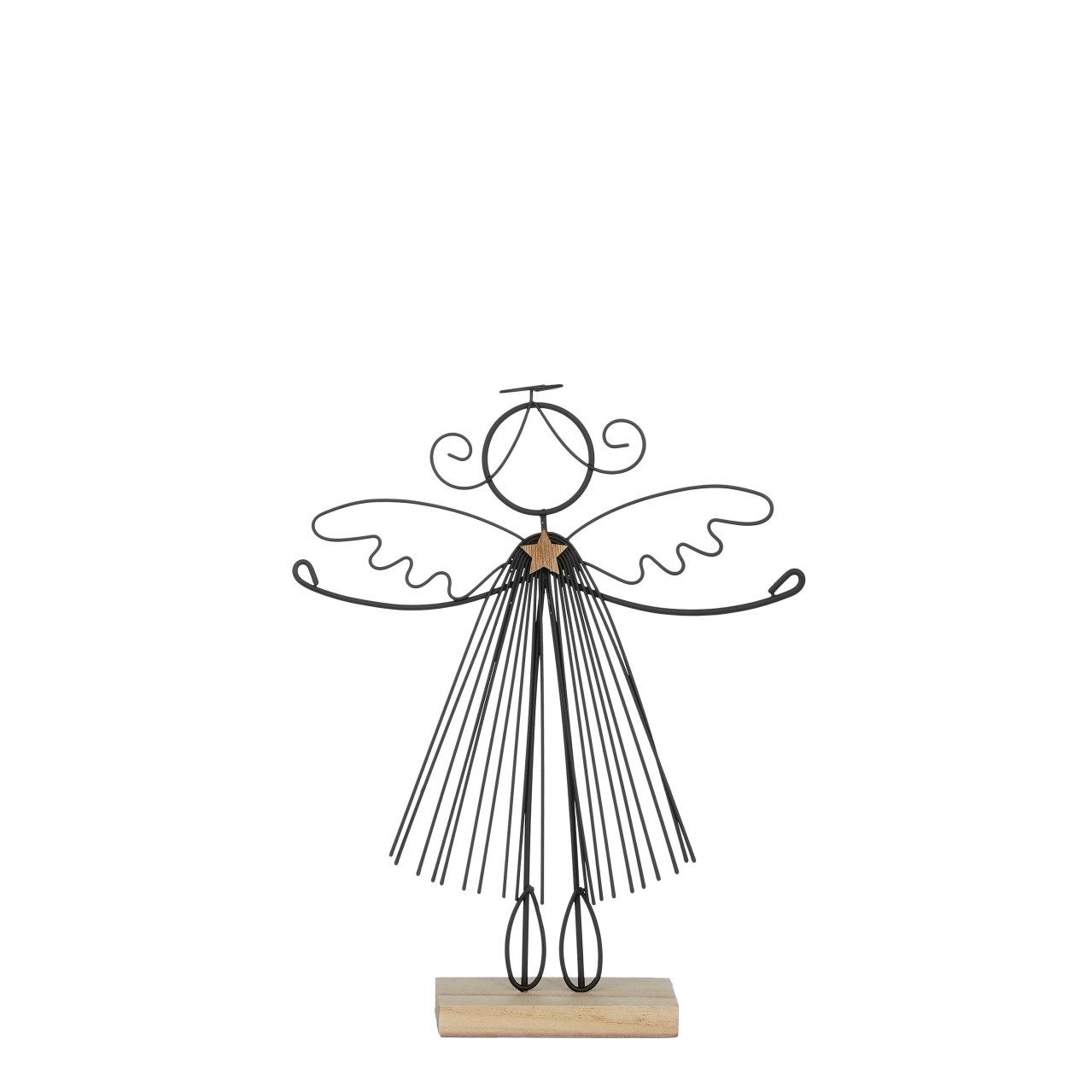 House of Seasons Engelfigur House of Seasons Dekofigur Eisendraht Engel 23 x