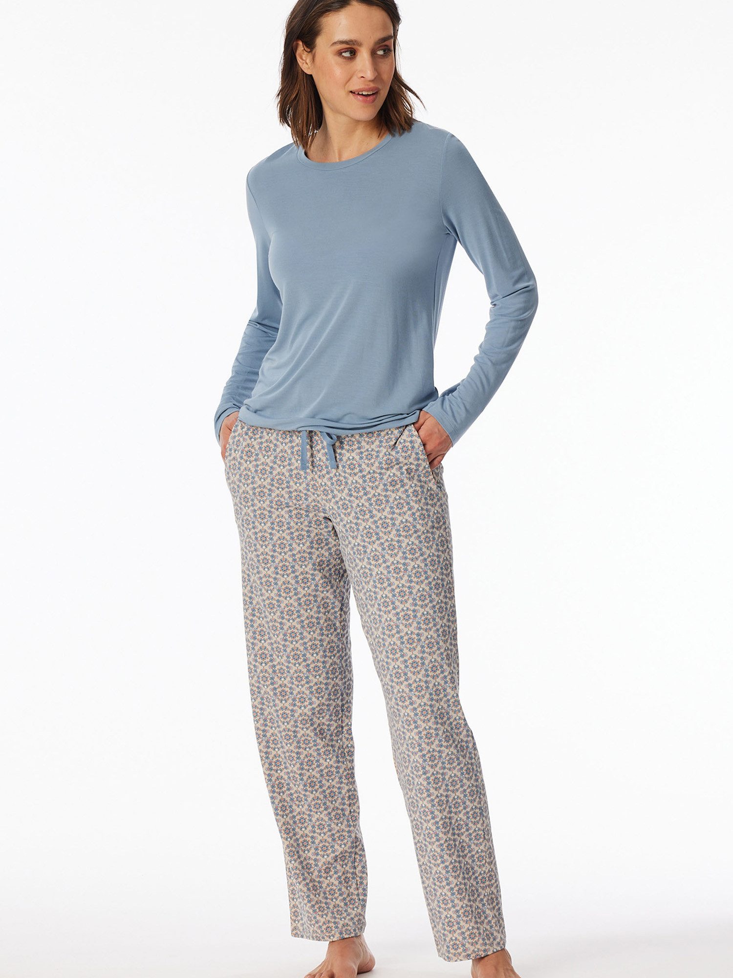 Schiesser Pyjamahose Mix & Relax schlaf-hose günstig online kaufen