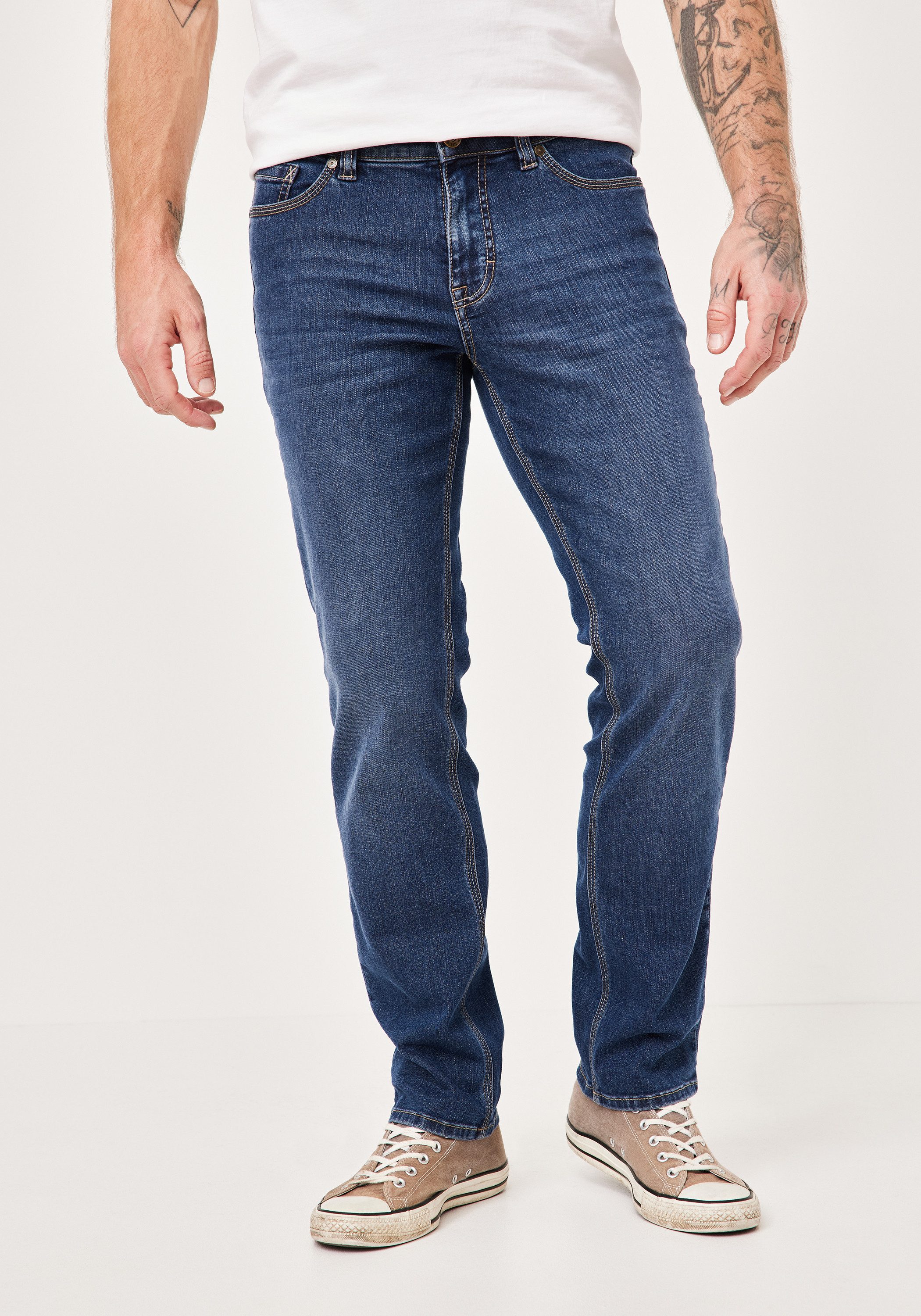 Paddock's Slim-fit-Jeans PIPE Overdyed Slim-Fit Jeans günstig online kaufen