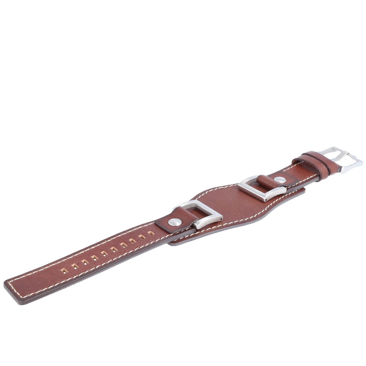 Fossil Uhrenarmband 24mm Leder Braun JR-1157 LB-JR1157