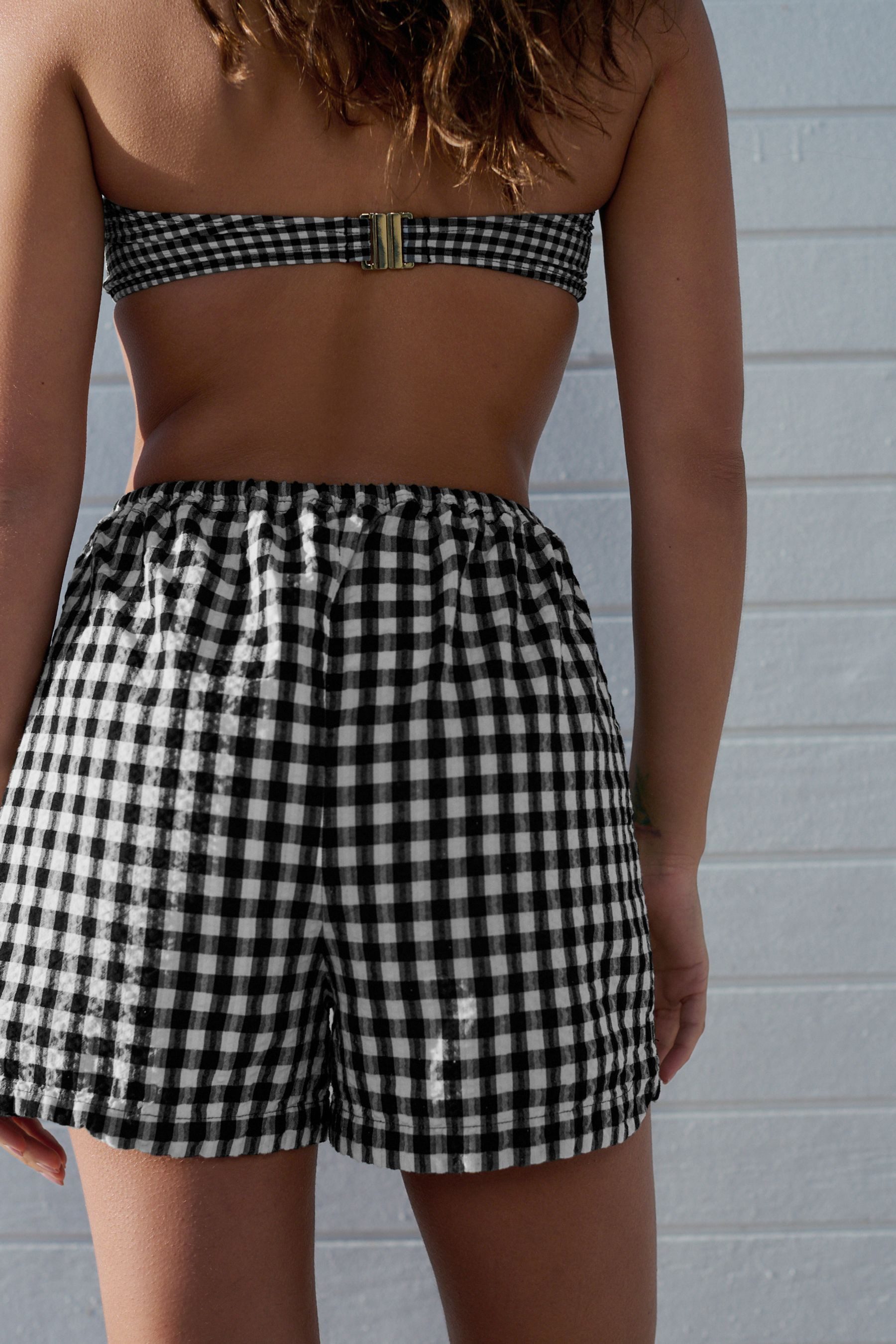 Next Shorts Shorts mit Ginganmuster (1-tlg) günstig online kaufen