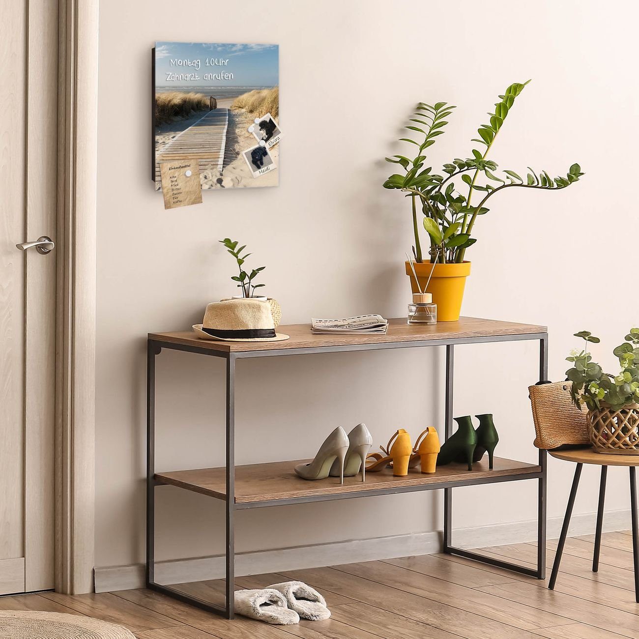 banjado Schlüsselkasten Glas Dünen (Stahl Gehäuse, günstig online kaufen