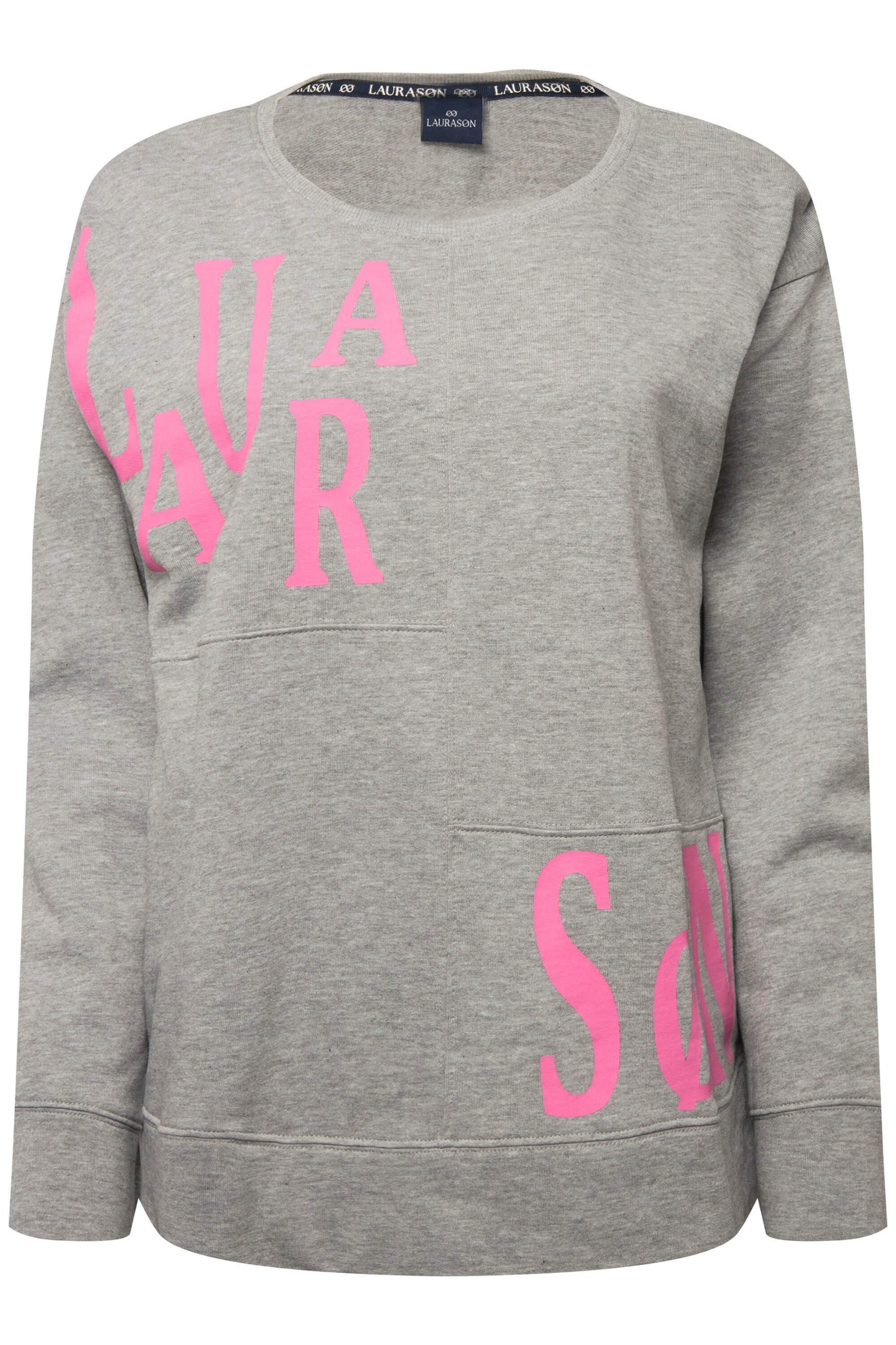Laurasøn Sweatshirt Sweatshirt oversized Patchlook mit günstig online kaufen