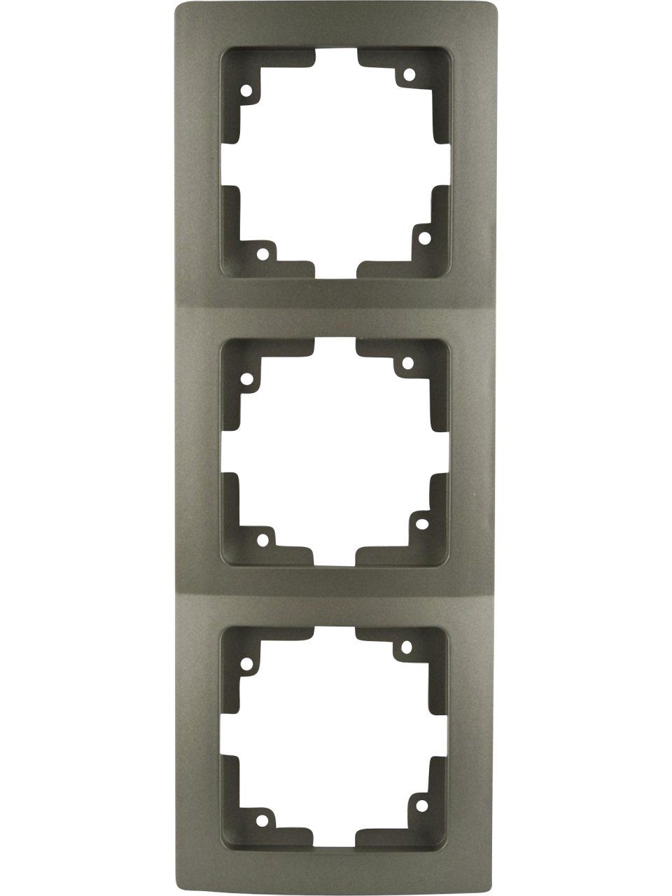 UNITEC Выключатель Unitec Abdeckrahmen Monaco 3-fach platin