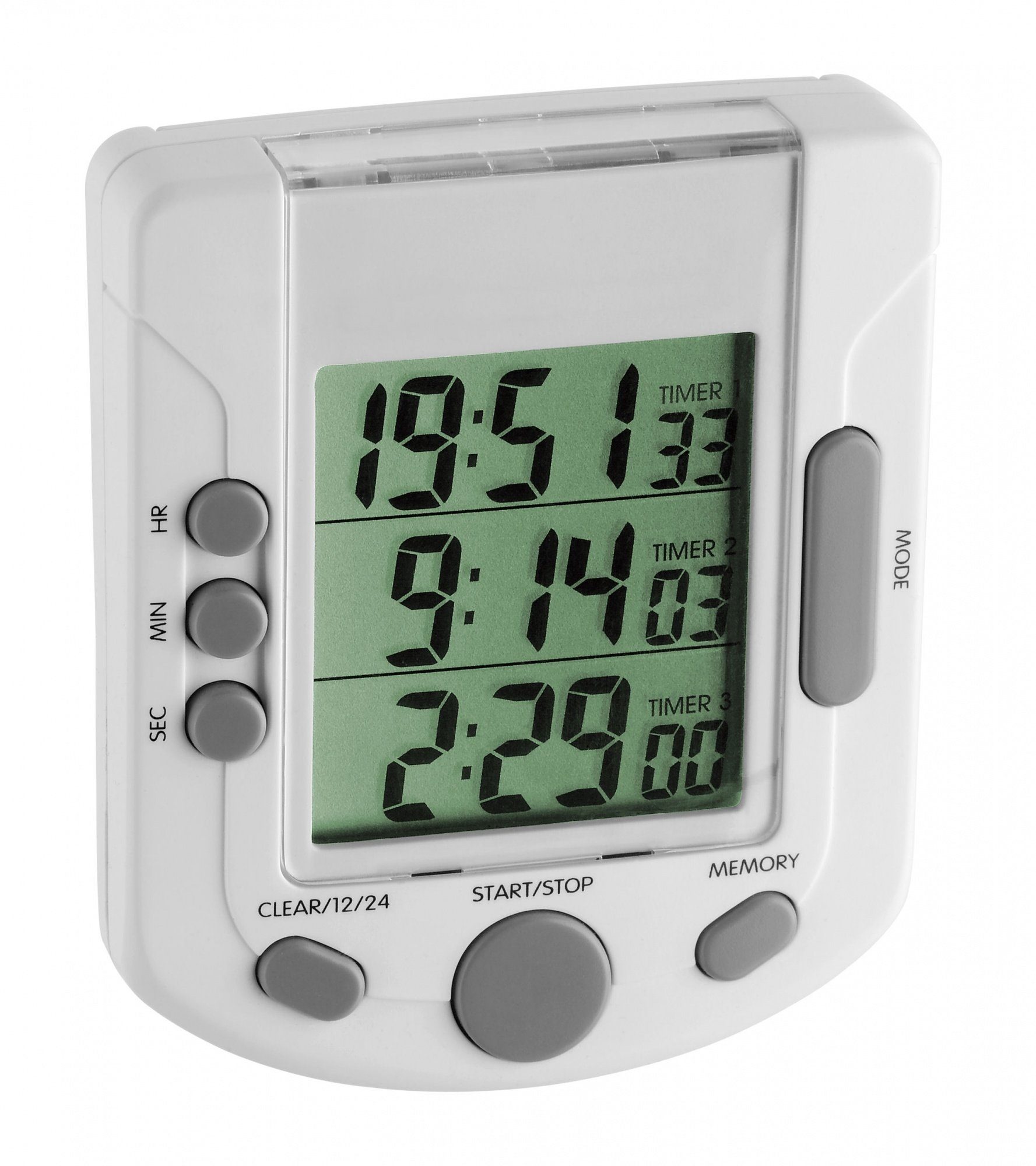 Küchentimer TFA 38.2020 Digitaler 3-fach-Timer TRIPLE TIME
