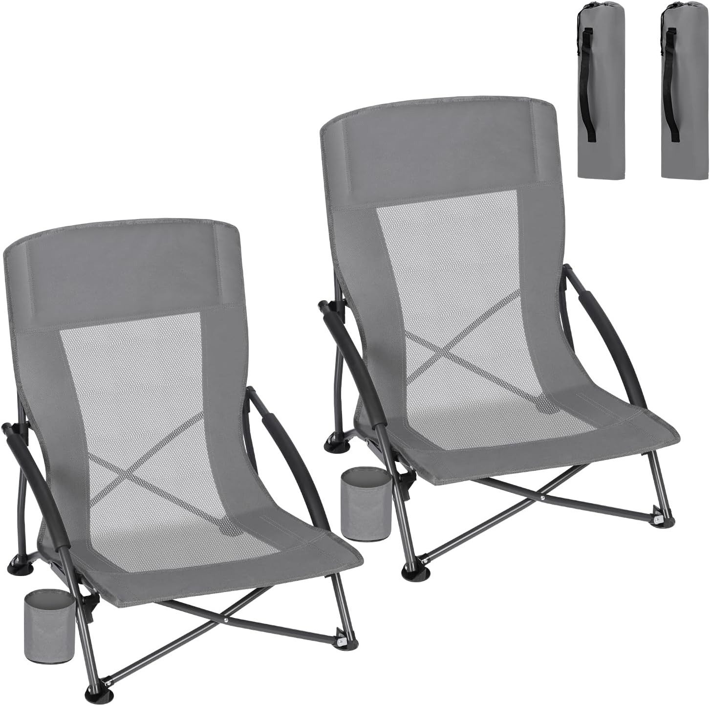 Woltu Campingstuhl (2 St), Strandstuhl klappbar günstig online kaufen