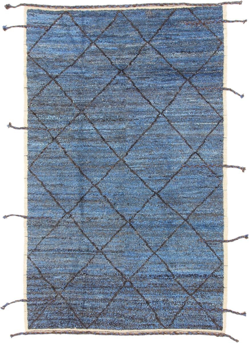 Orientteppich Berber Maroccan Design 158x265 Handgeknüpfter Moderner Orientteppich, Nain Trading, rechteckig, Höhe: 20 mm
