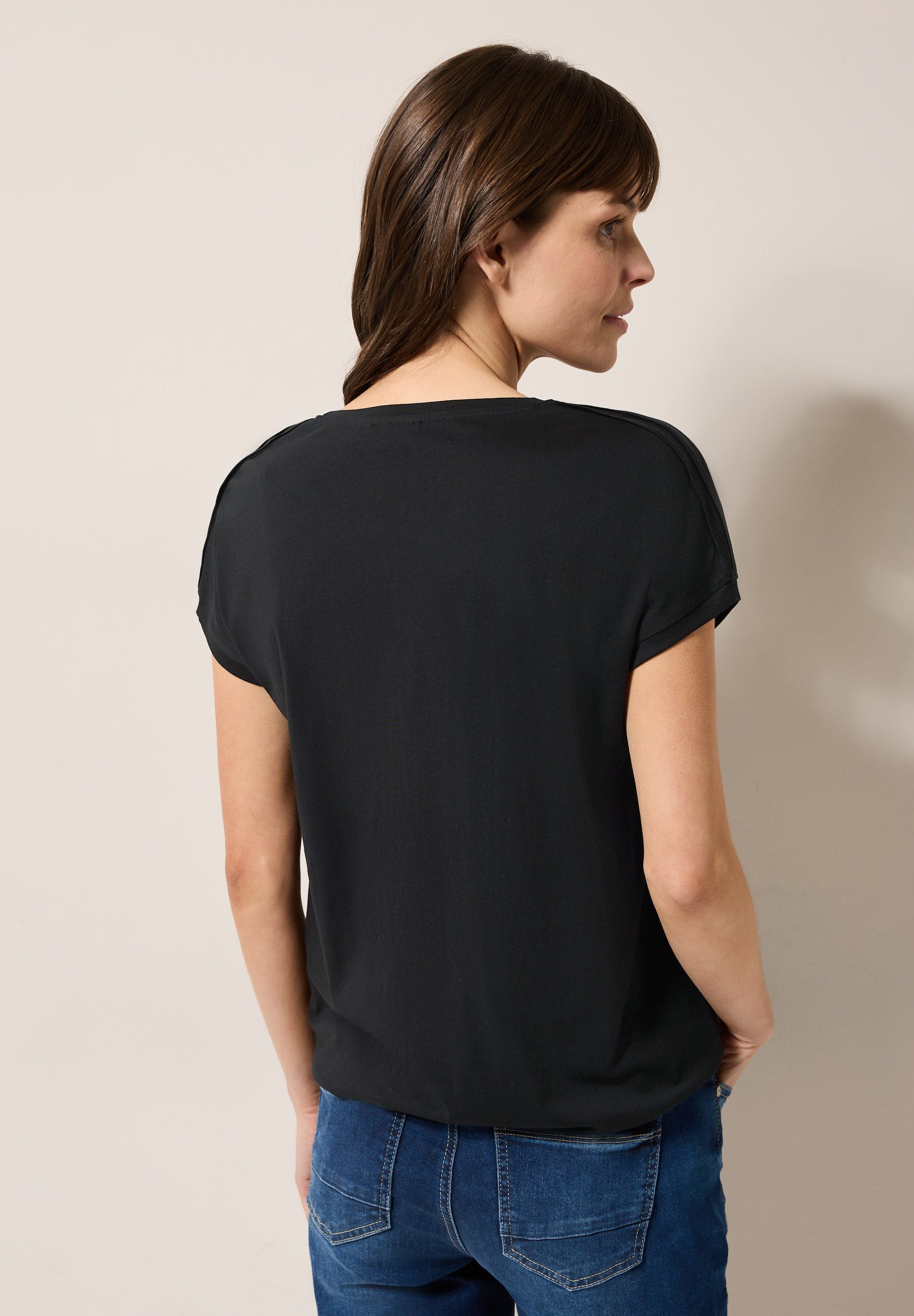 CECIL T-Shirt mit elastischem Bund günstig online kaufen