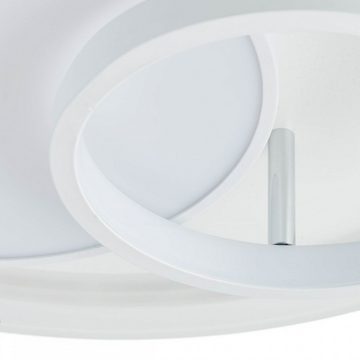 Brilliant LED Deckenleuchte Sigune Weiß Ø40cm 40W 4800lm 2900K-6300K, LED fest integriert, CCT Dimmbar mit Fernbedienung