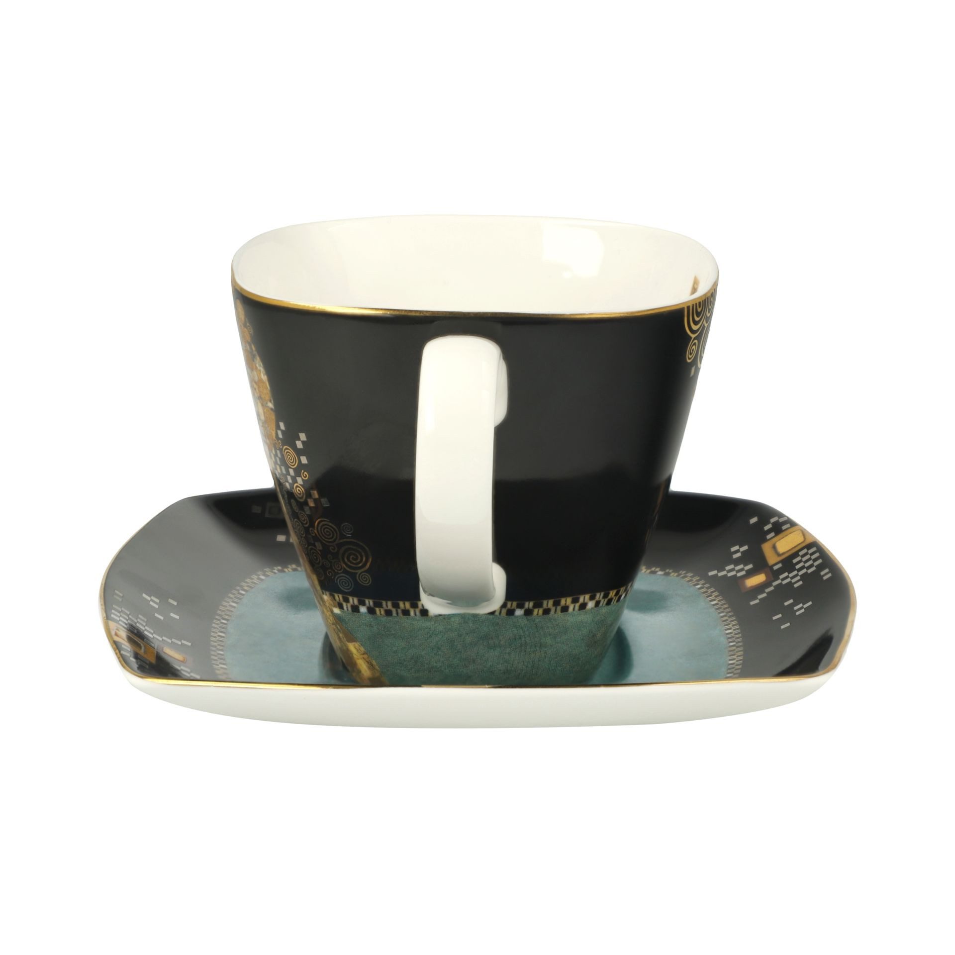 Goebel Tasse Adele Bloch-Bauer 14x10x14 cm, Porzellan, Spülmaschinengeeignet; Mikrowellengeeignet
