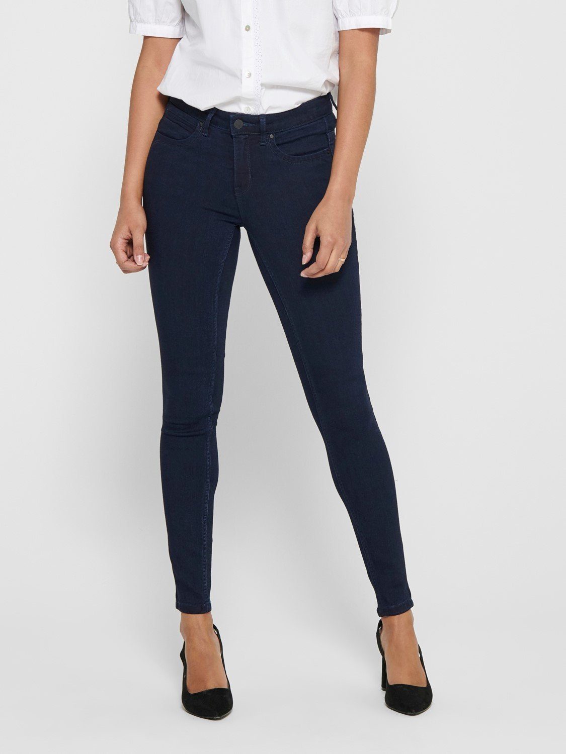 Only Skinny-fit-Jeans »3775« (skinny fit, 1-tlg., Reißverschluss) Damen ONLY  Skinny Ankle Jeans Black Denim Hose ONLKENDELL Röhrenjeans online kaufen |  OTTO