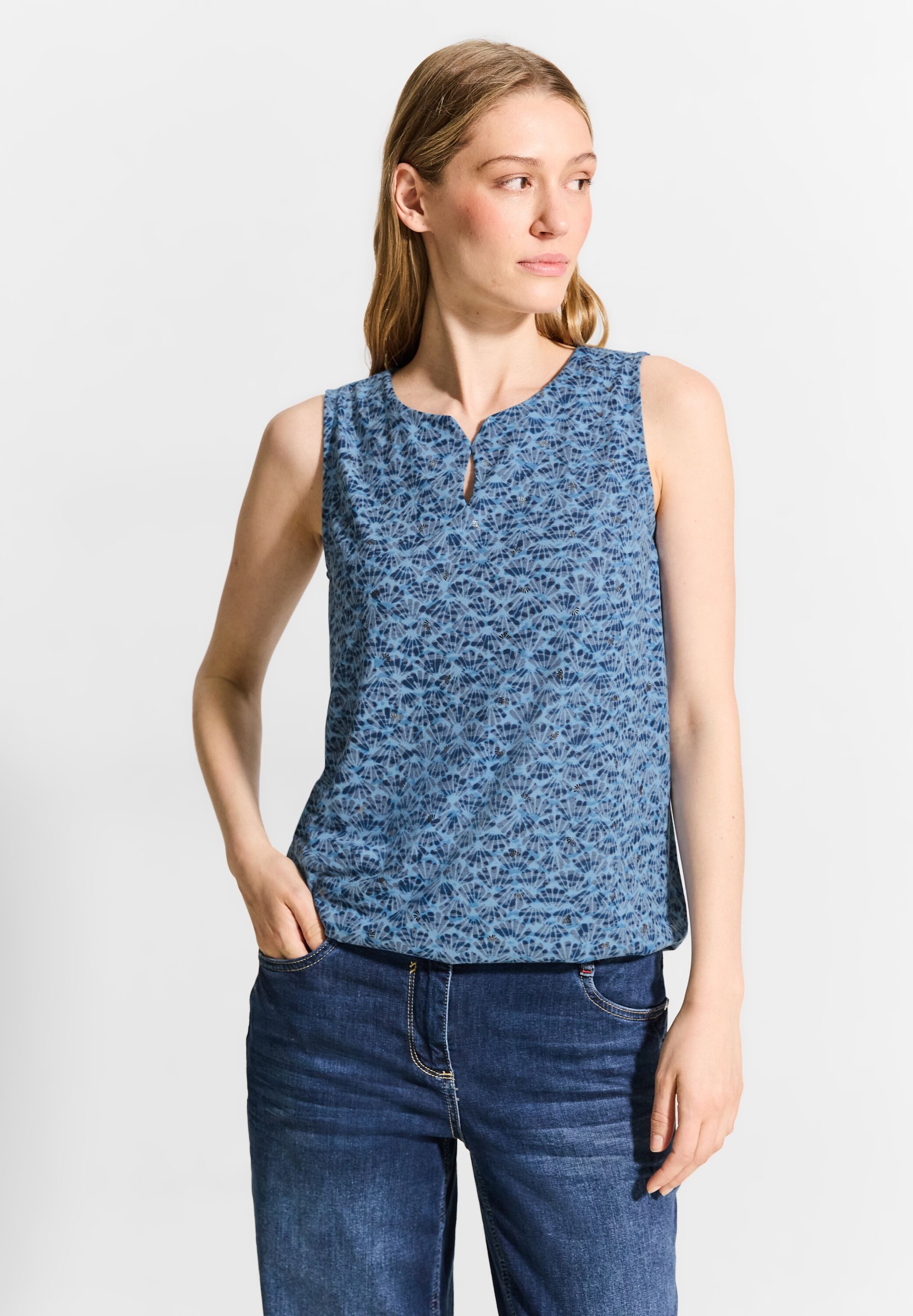 CECIL Shirttop mit All-Over Print günstig online kaufen