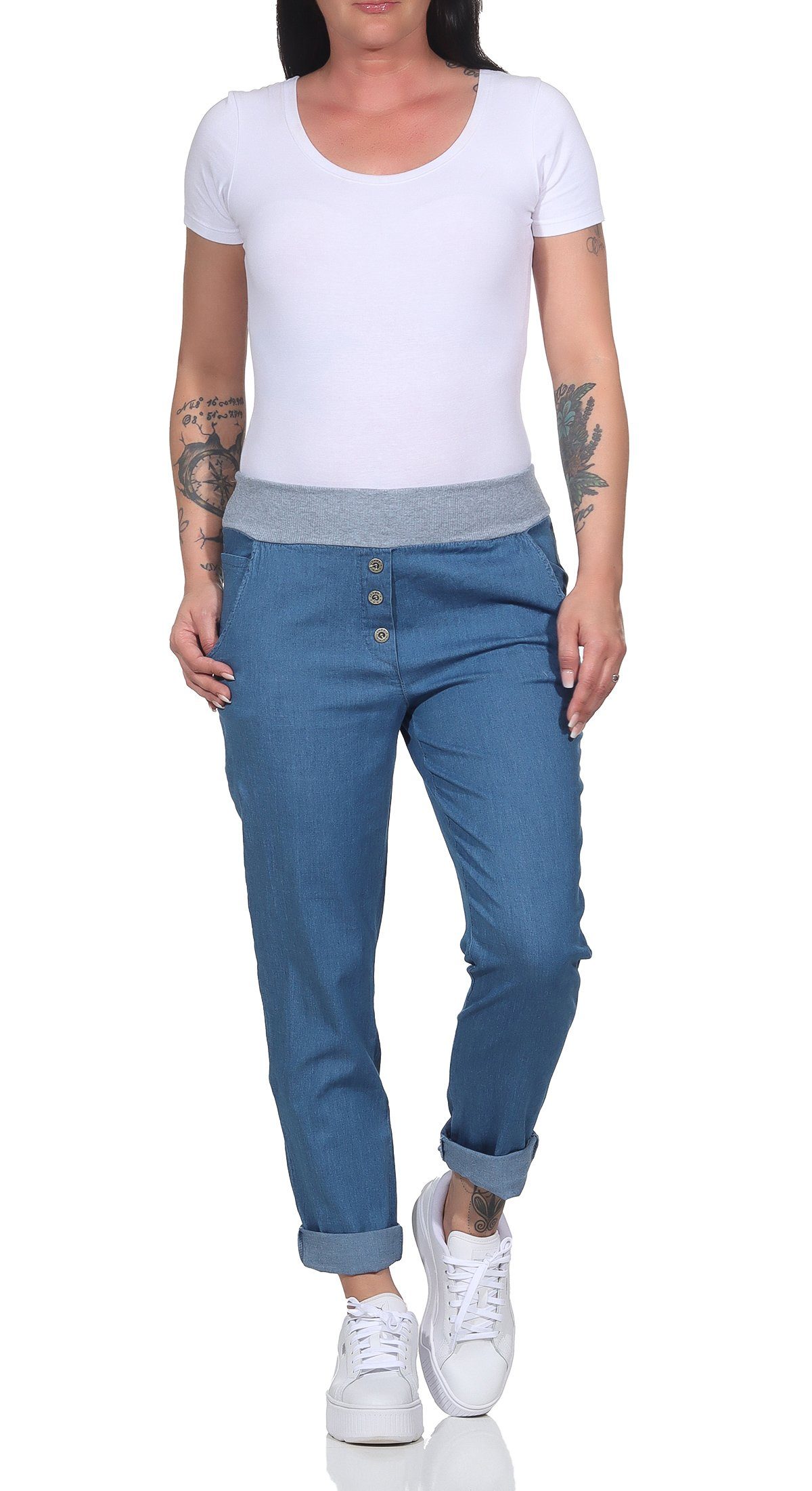 CLEO STYLE Jogginghose Damen Jogginghose 23149 günstig online kaufen